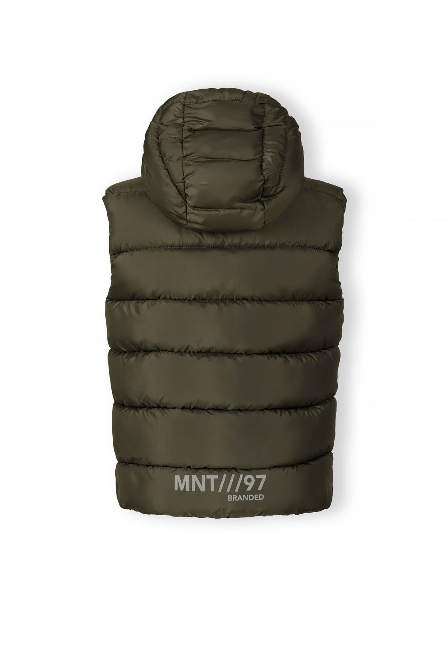 MINOTI Steppweste Steppweste mit reflektierendem Print   (2y-14y)