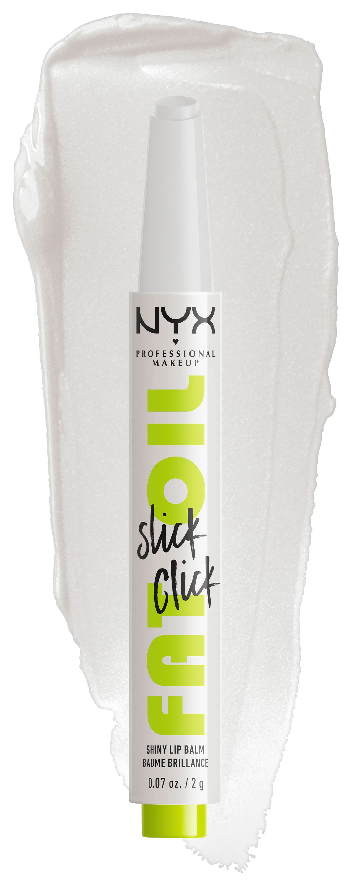 NYX PROFESSIONAL MAKEUP Lippenstift FAT OIL SLICK CLICK, leichter, aufbaubarer, pigmentierter Lip Balm