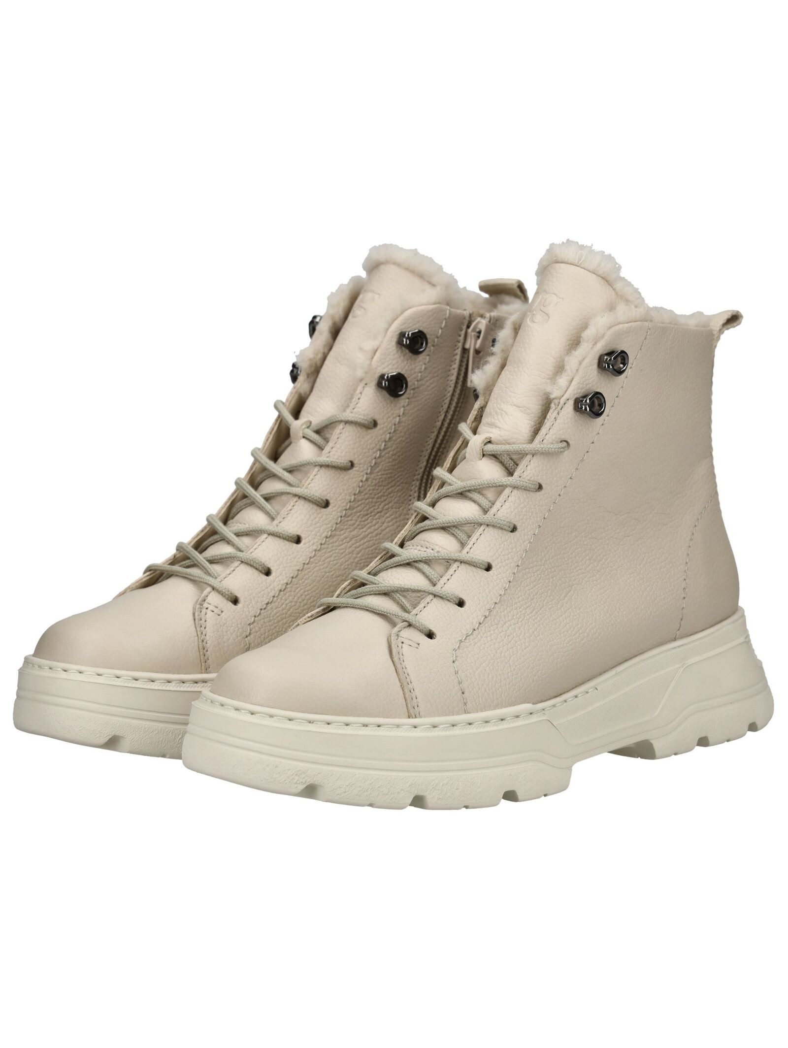 Paul Green Paul Green Stiefelette Glattleder Schnürstiefelette