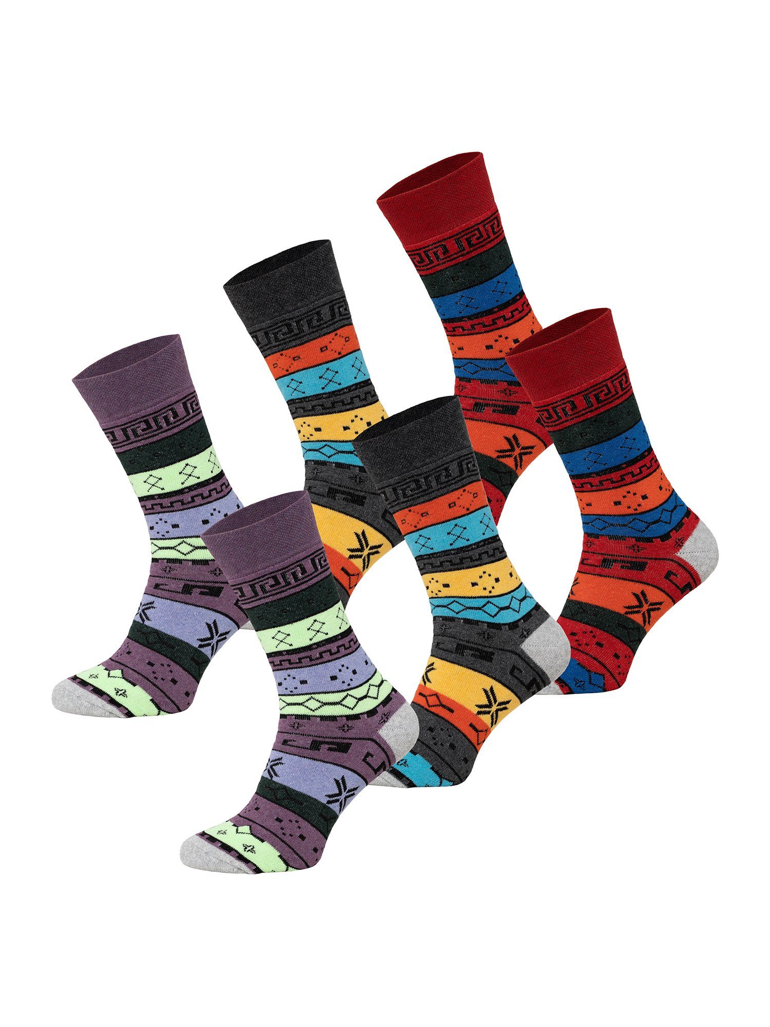 CHILI THERMO Color Thermosocken Lifestyle (6-Paar) Chili