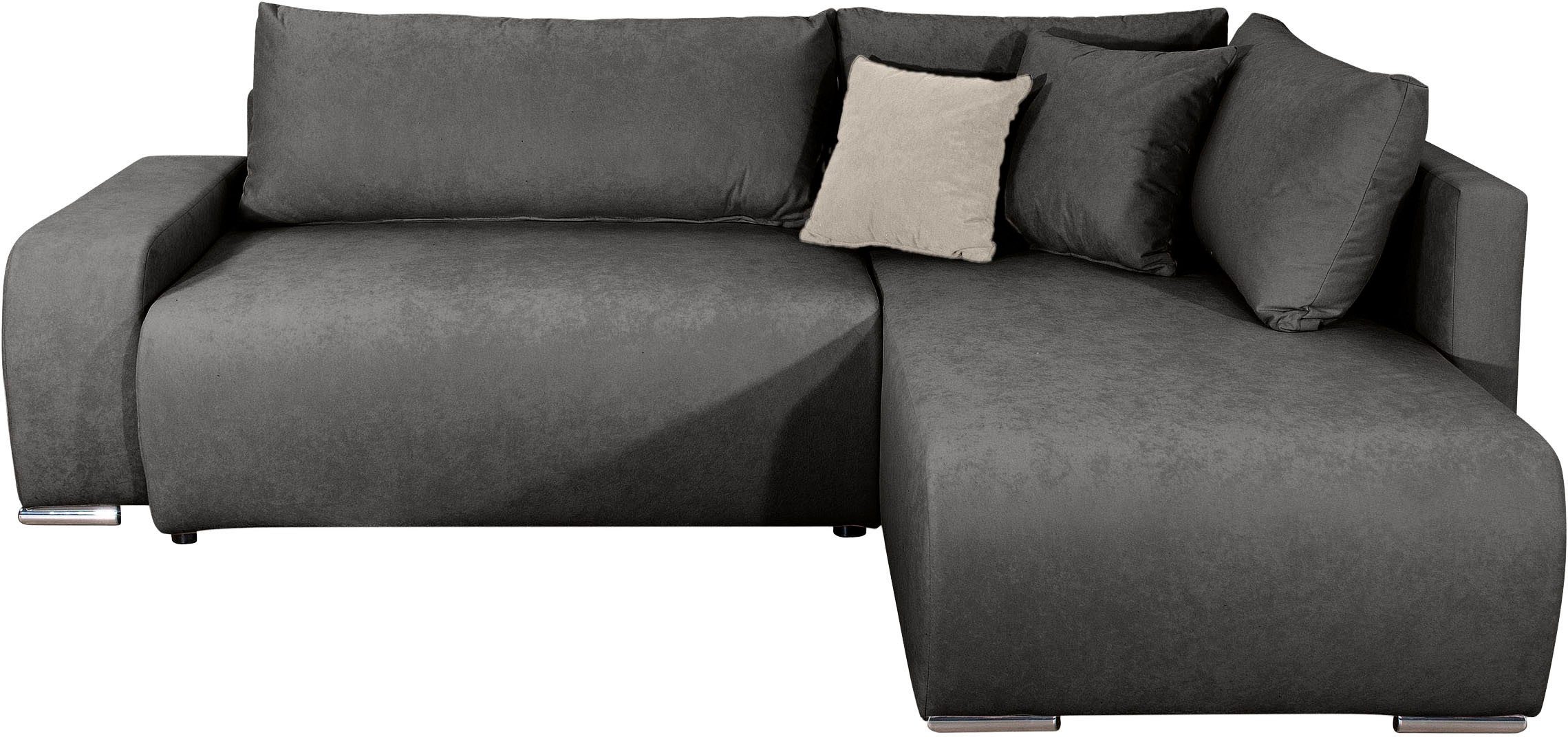 COLLECTION AB Ecksofa Poppy, L-Form, Breite 227 cm mit Schlaffunktion, inkl günstig online kaufen