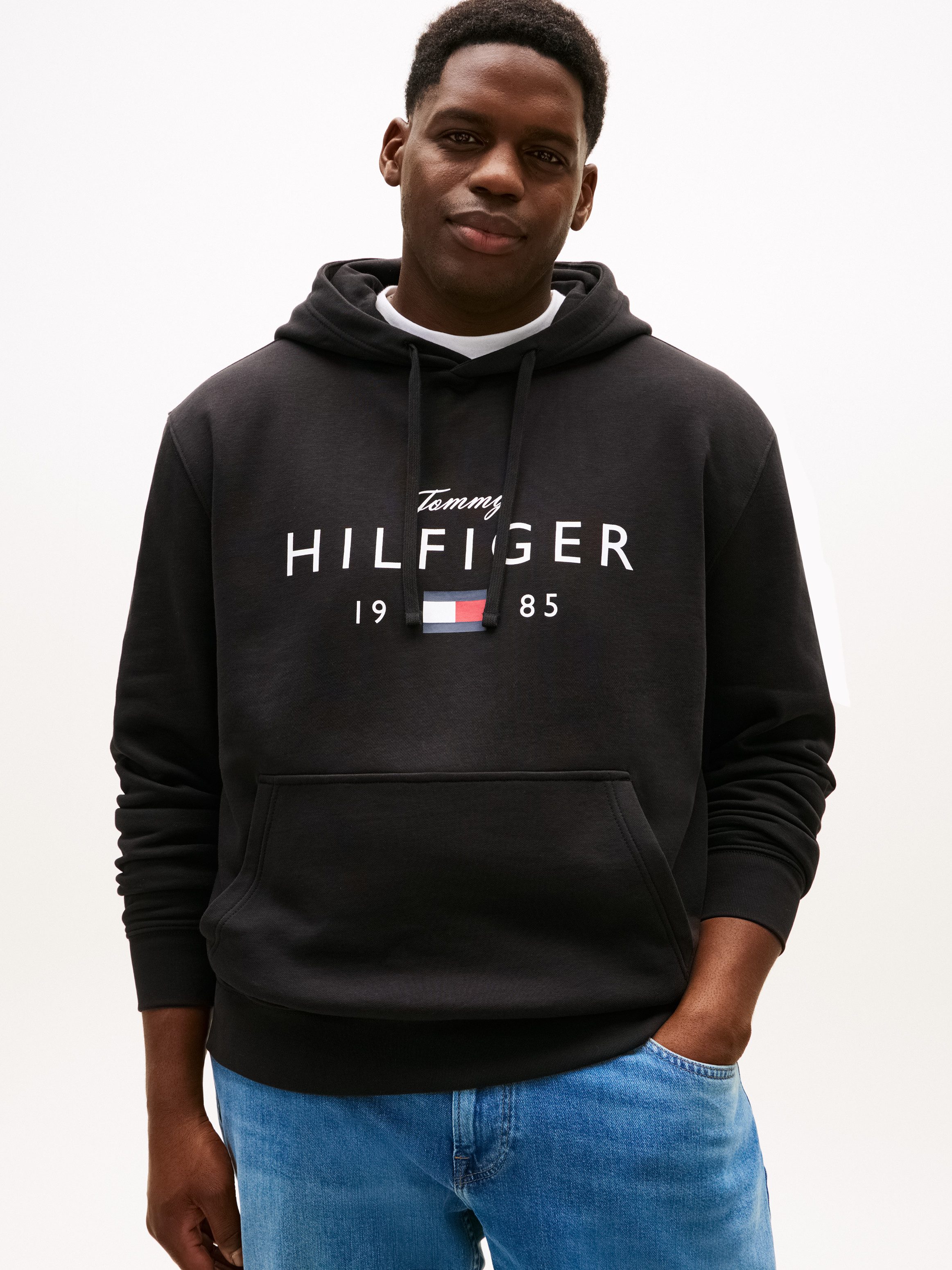 Tommy Hilfiger Big & Tall Hoodie BT-BRANDLOVE BIG HILFIGER mit Logo-Grafik, Große Größen, regular fit