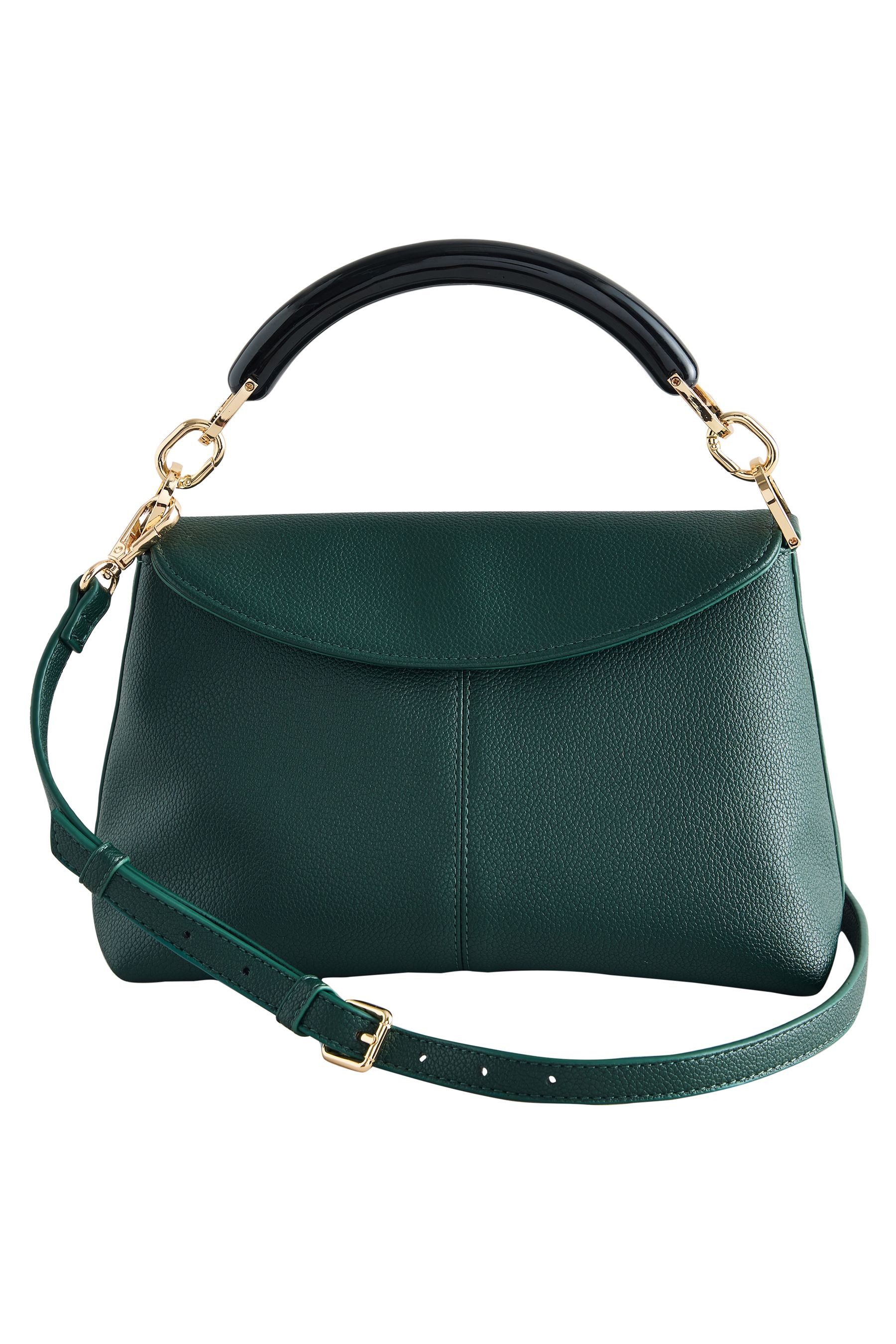 Next Clutch Tasche mit Kunstharz-Tragegriff (1-tlg)