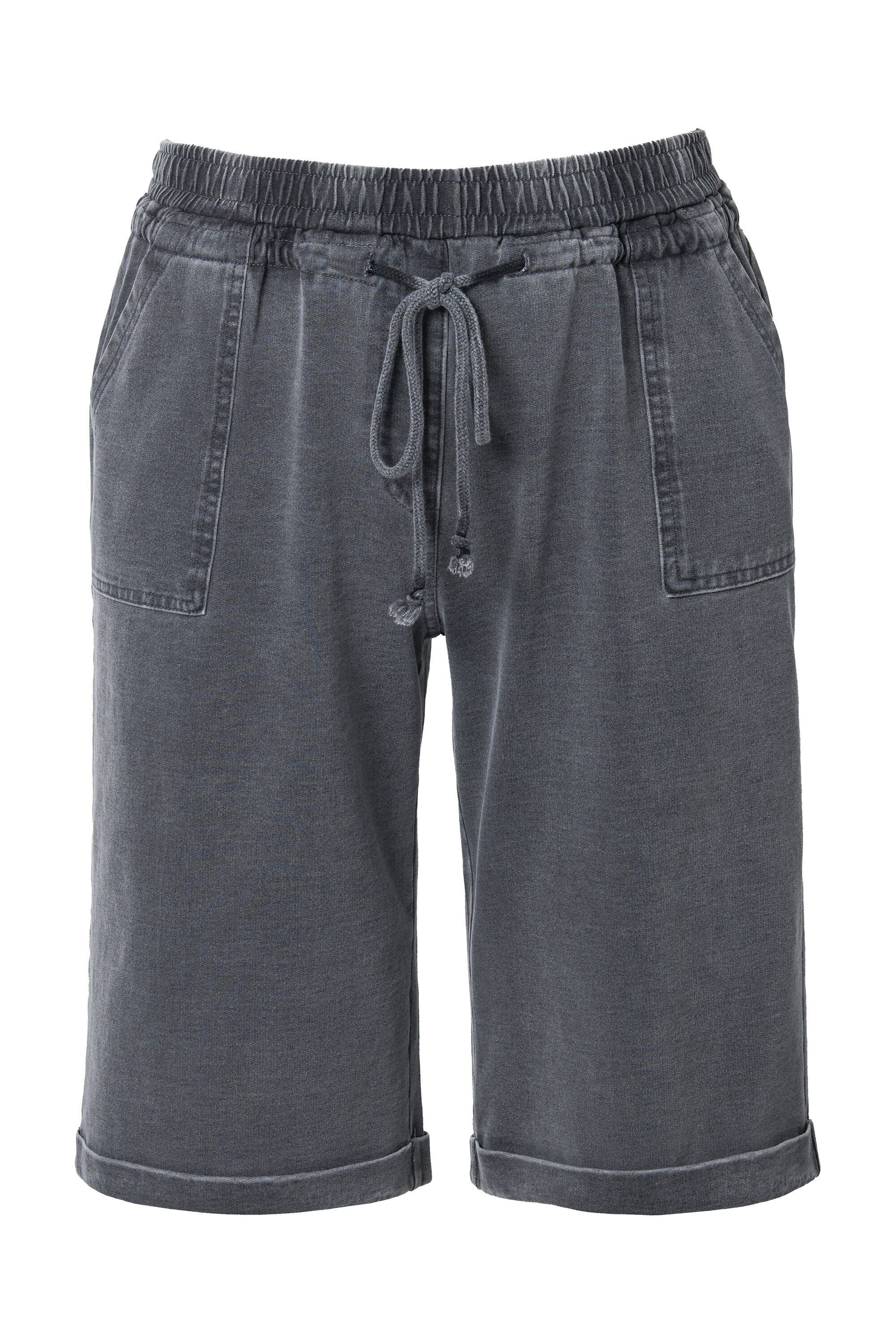 Ulla Popken Jeansshorts Jersey-Shorts Rose weites günstig online kaufen