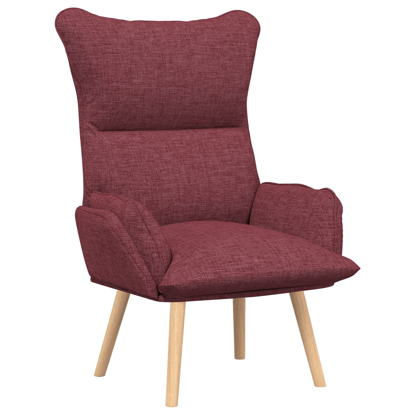 vidaXL Sessel Relaxsessel Weinrot Stoff (1-St) günstig online kaufen