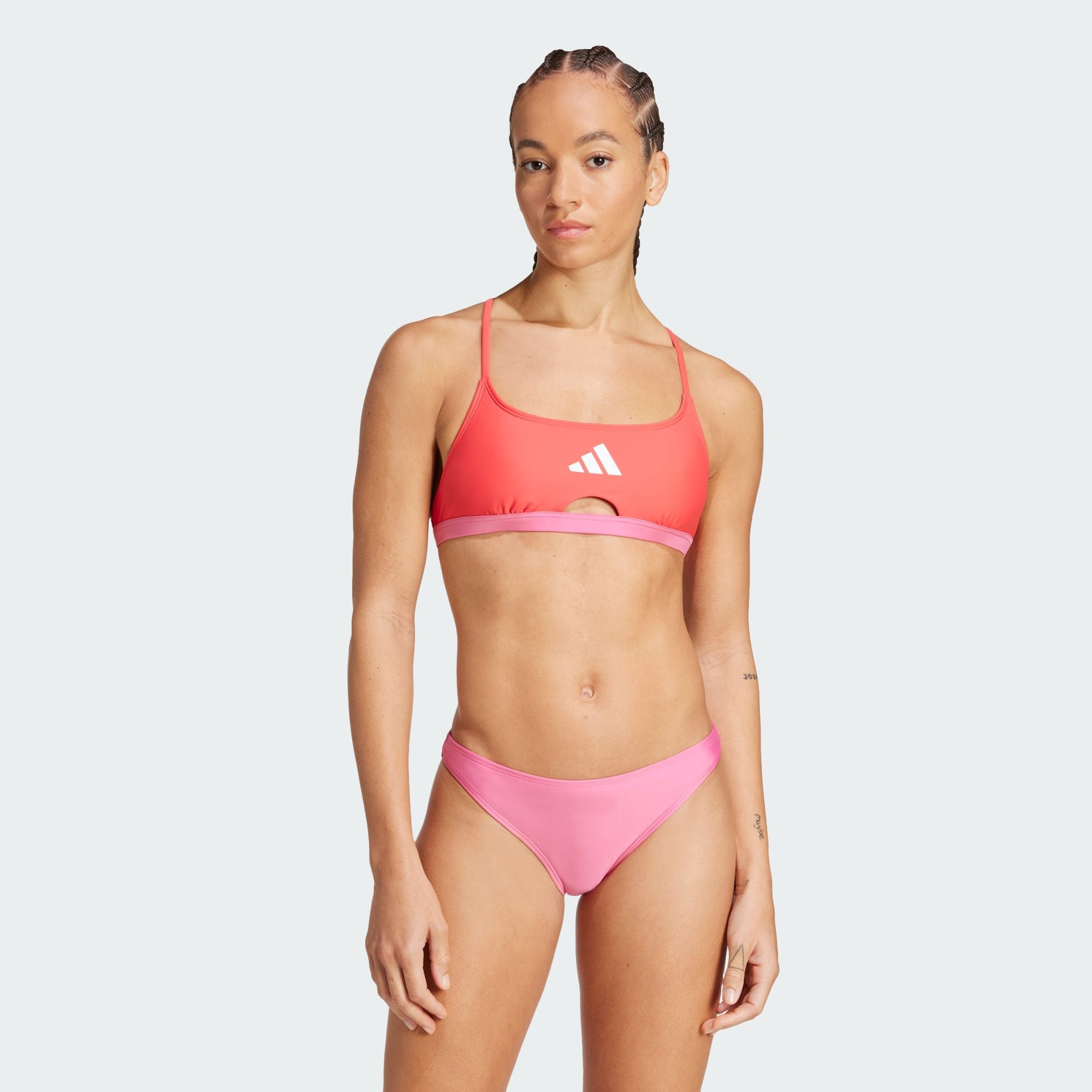adidas Sportswear Bügel-Bandeau-Bikini PADDED COLORBLOCK X-BACK BIKINI (1-S günstig online kaufen