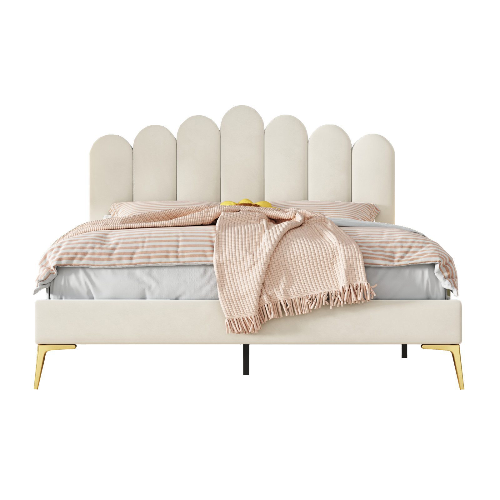 FUROKOY Polsterbett Doppelbett 140 x 200 günstig online kaufen