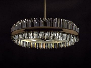 JVmoebel Kronleuchter Design Kronleuchter Bohemia Leuchte Luxus Kristall Lampe Leuchten, Warmweiß