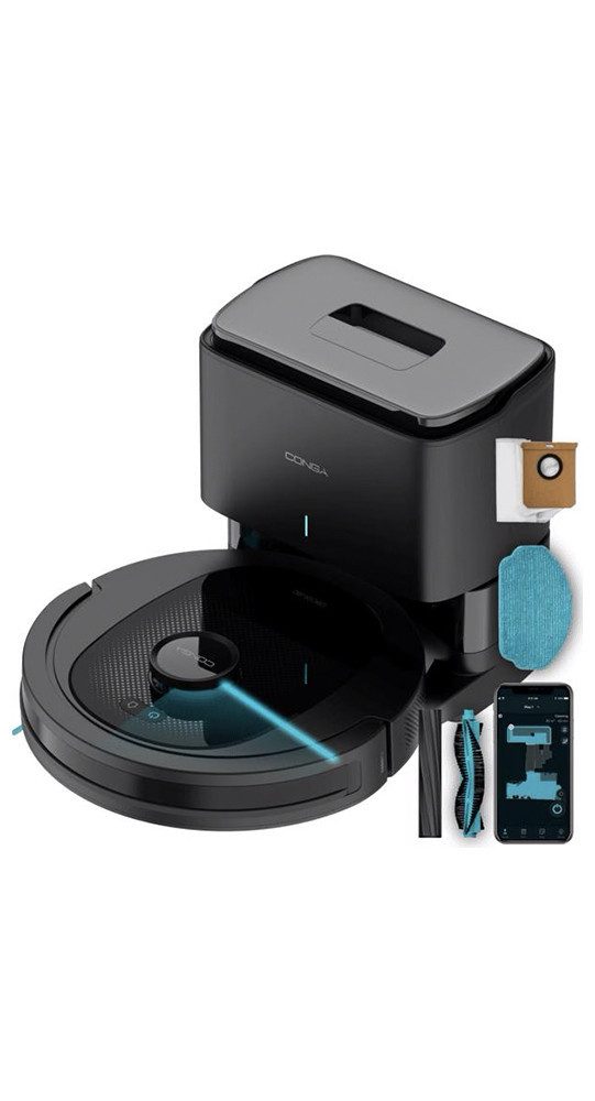 Cecotec Nass-Trocken-Saugroboter Conga 8490 Ultimate Ultra Power Home