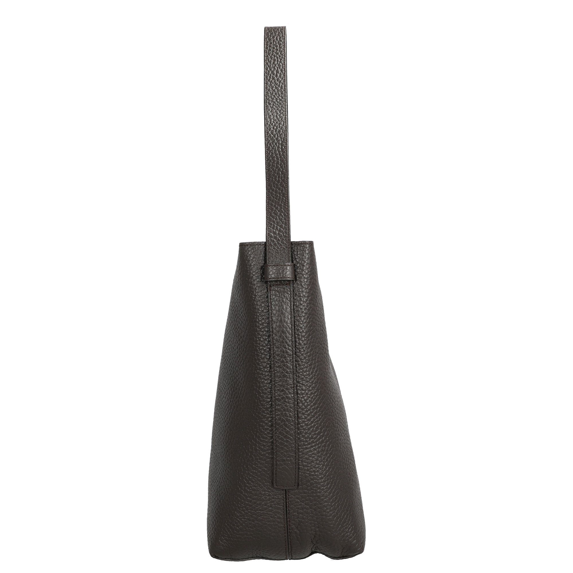 Abro Beuteltasche Cosmo Tekla - Beuteltasche 39 cm (dark brown)