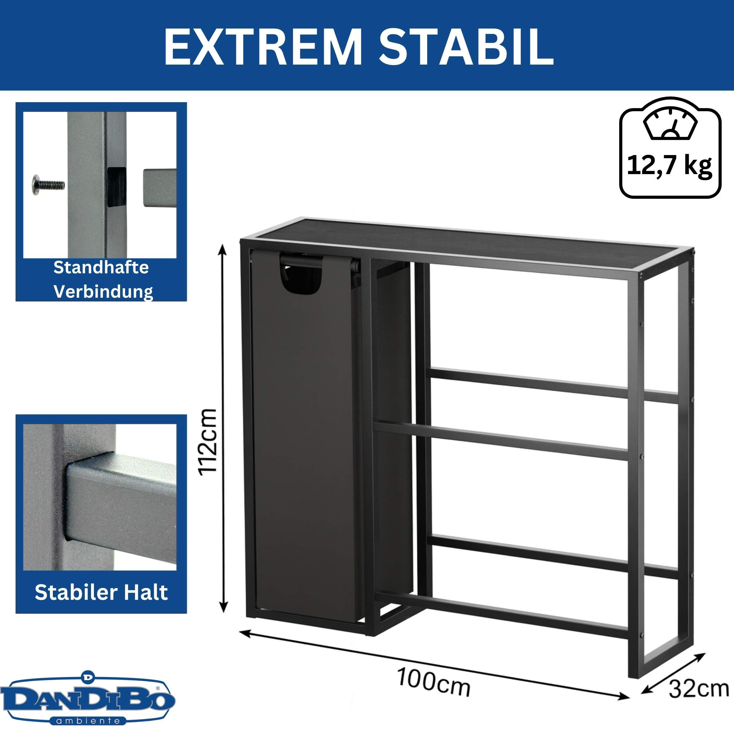 DanDiBo Küchenregal Getränkeregal 4 Kisten mit Ablage und Sammelbehälter Me günstig online kaufen