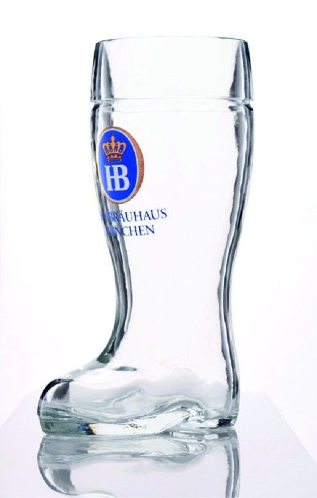 Bierglas Glaskrug "Stiefel"