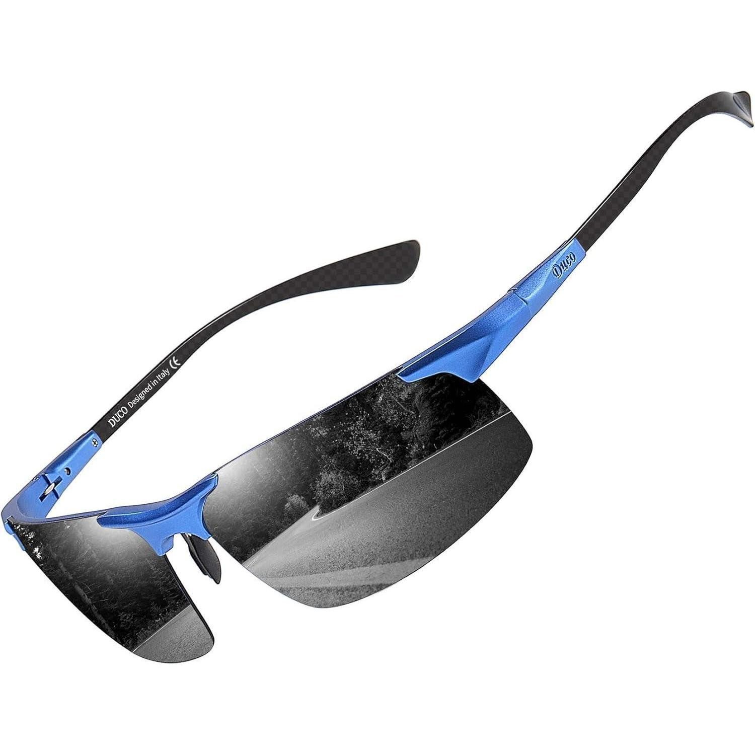 LuxusKollektion Sonnenbrille Sonnenbrille Herren Polarisierte Metallrahmen UV400 CAT3 Blau grau (1-St)