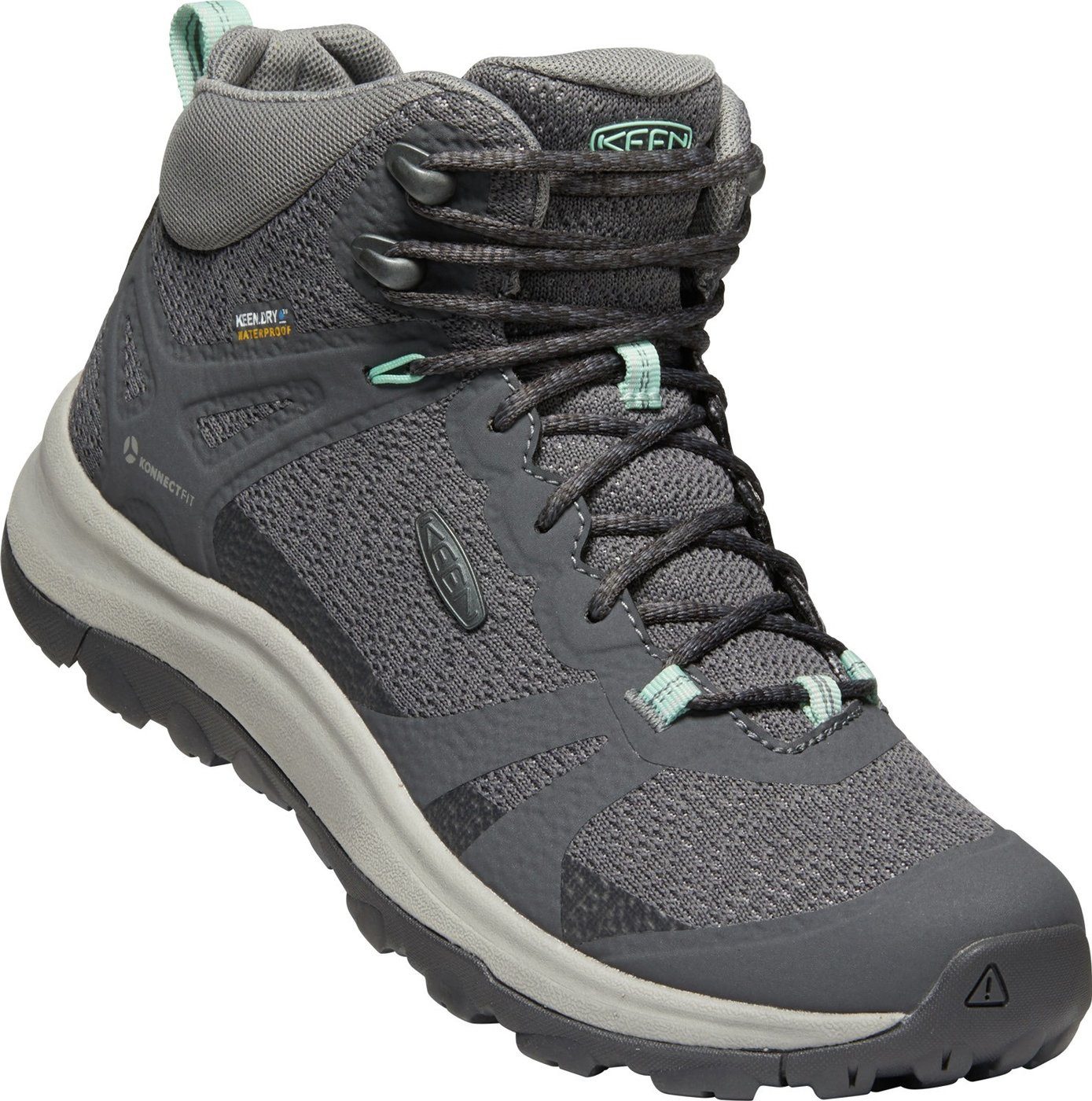Keen TERRADORA II MID WP W-MAGNET/OCEAN WAVE BLACK Wanderschuh