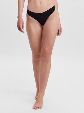 Vero Moda Slip Ripp Slips 2-er Pack G-String Brazilian Tanga VMAGNES (2-St) 4284 in Schwarz-Weiß