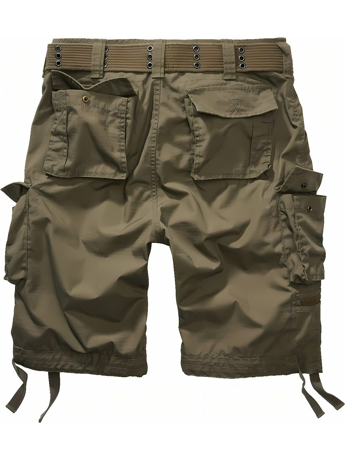 Brandit Shorts Savage Ripstop Shorts Beintaschen und zwei aufgesetzte Minipockets, integrierter Gürtel