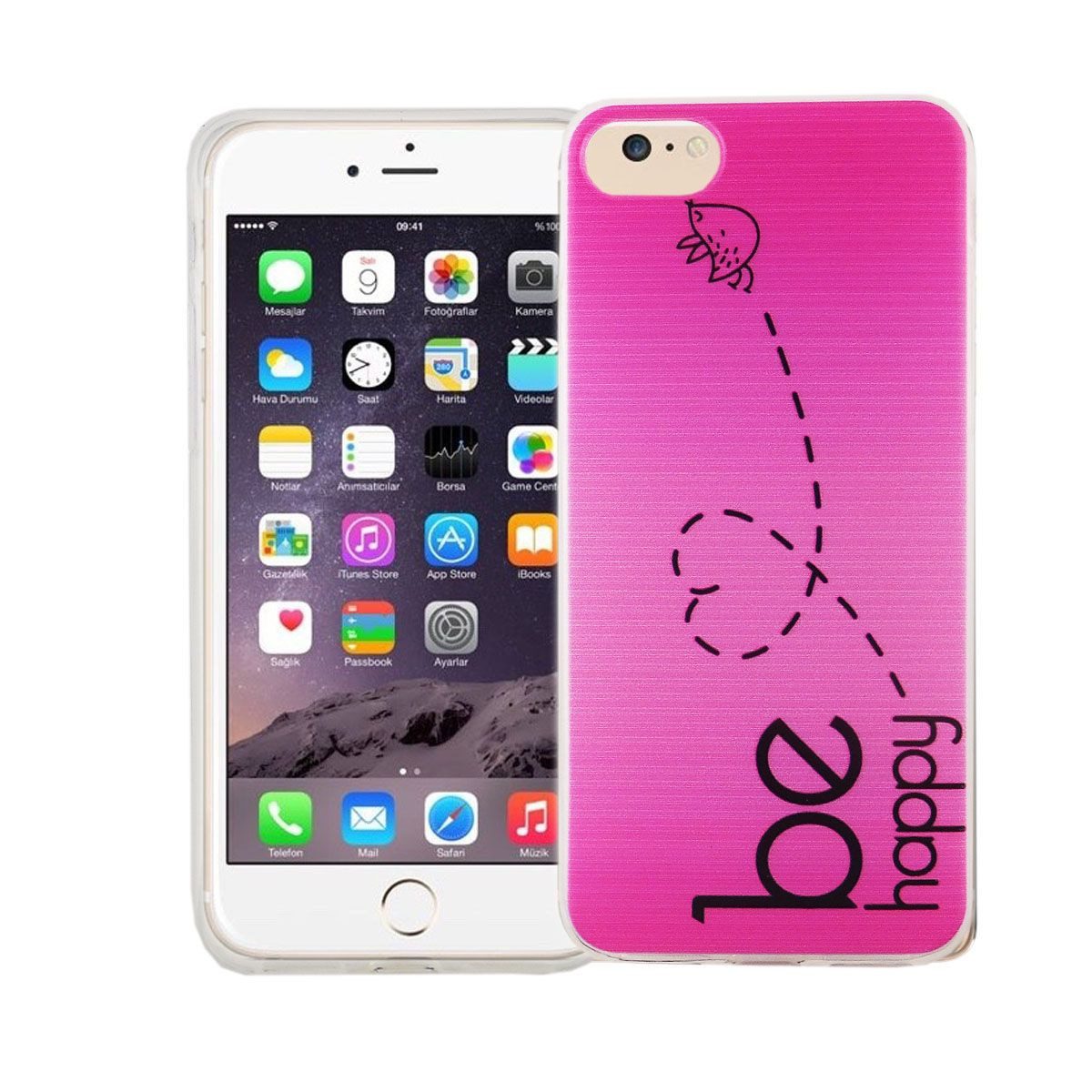 König Design Handyhülle Apple iPhone 7, Apple iPhone 7 Handyhülle Bumper Backcover Rosa