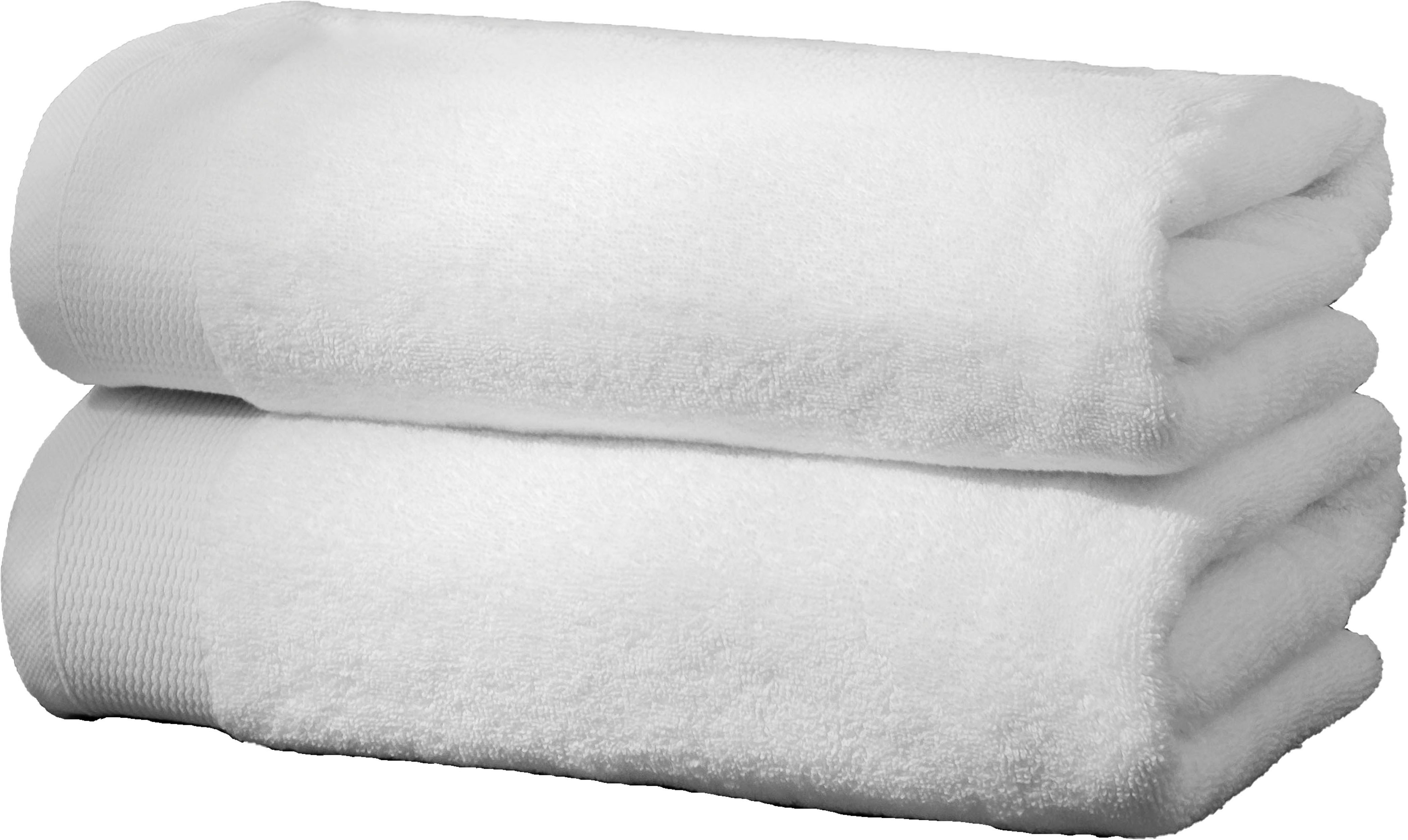OTTO home Handtücher Fenya, flauschig und weich, Premium Handtücher, Duschtücher, 550gr/m², Webfrottier (2-St), mit Bordüre, Set, 100% Baumwolle, Hotel-Qualität, 5 Jahre Garantie