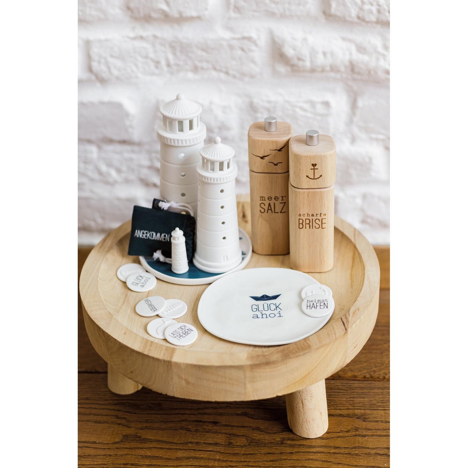 Räder Gewürzmühle Design Salz- und Pfefferstreuer Set Meeresrauschen Leuchtturm (2-teili