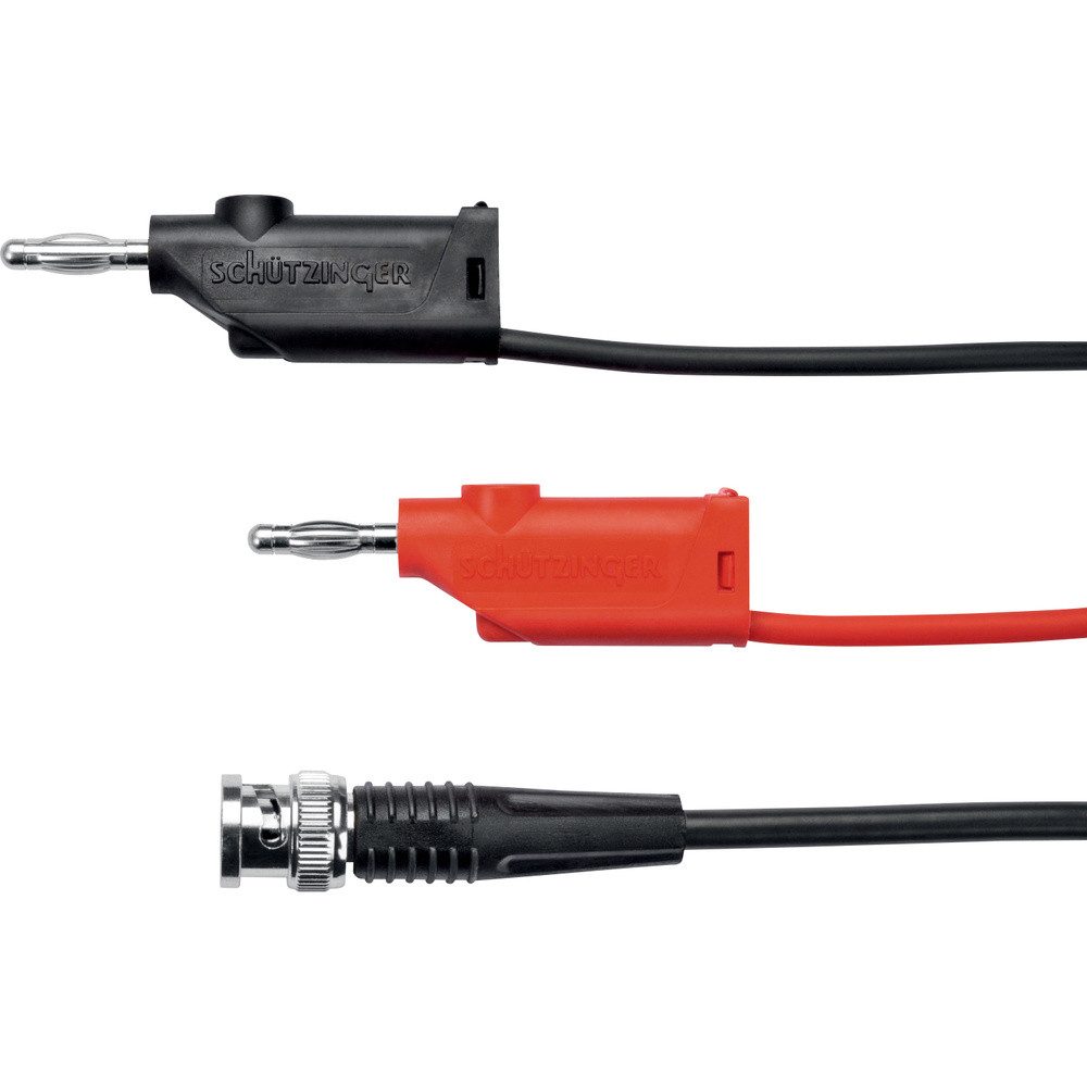 Schützinger Schützinger KO 89-58 / 100 / SW BNC-Messleitung 100.00 cm Schwarz Optisches-Kabel, (100.00 cm)