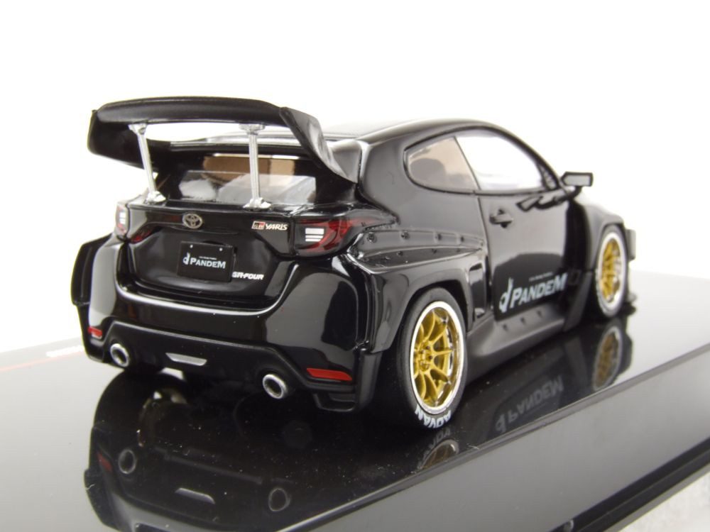 ixo Models Modellauto Toyota Pandem GR Yaris schwarz, Maßstab 1:43