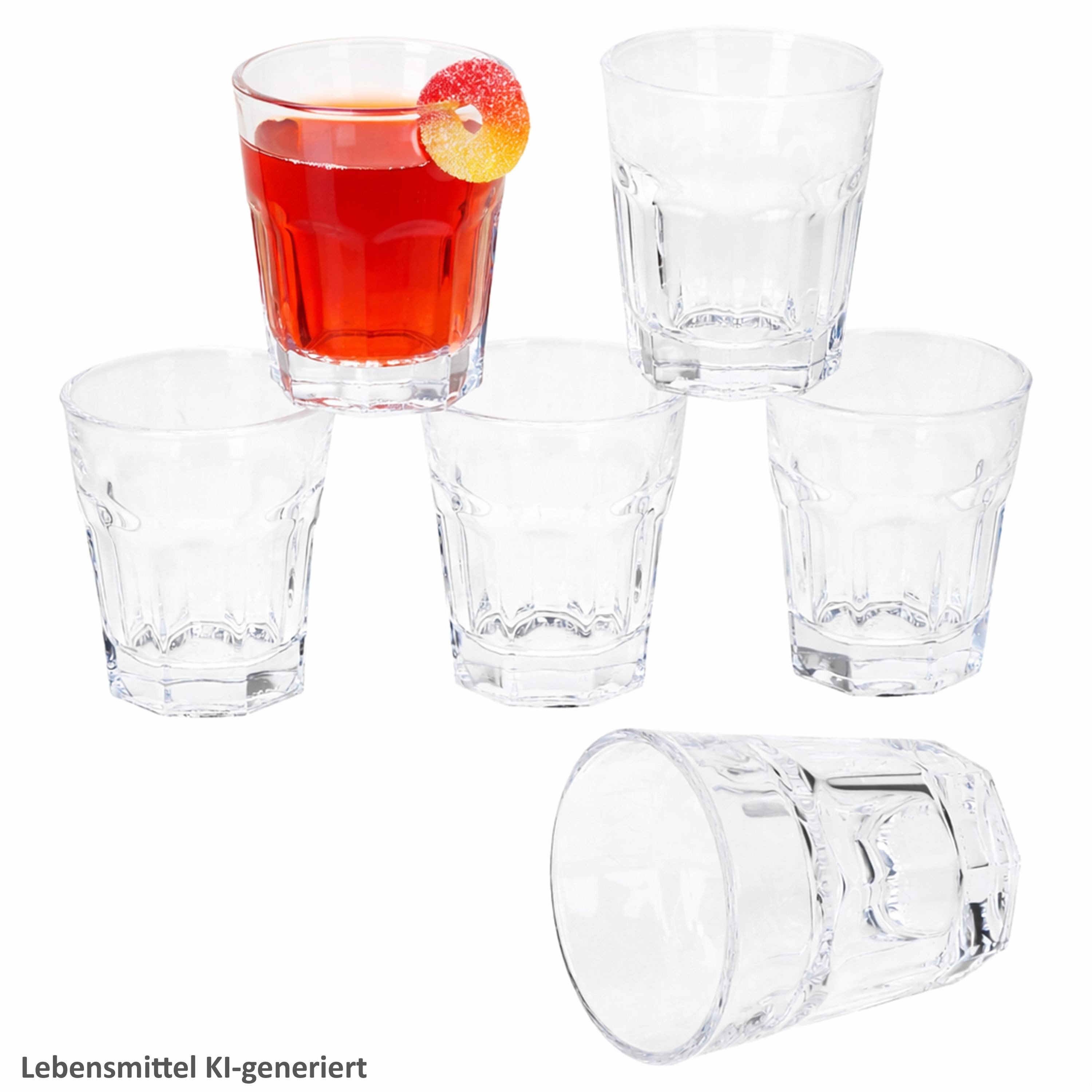 MamboCat Schnapsglas MamboCat 6x Queen Schnapsgläser 2cl bis 4cl Shot-Glas Stamper Party, Glas