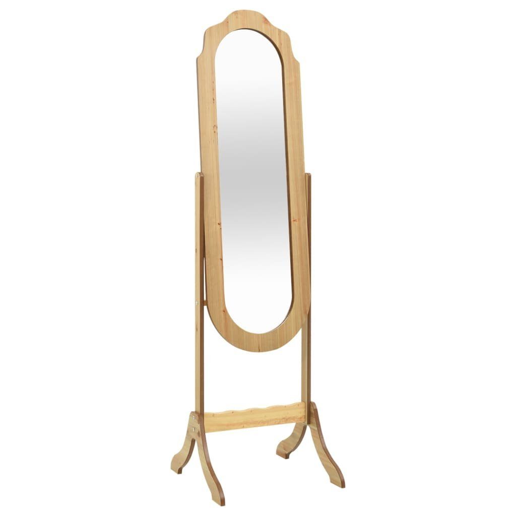 vidaXL Spiegel Standspiegel 45,5x47,5x160 cm Holzwerkstoff (1-St) Braun | Braun