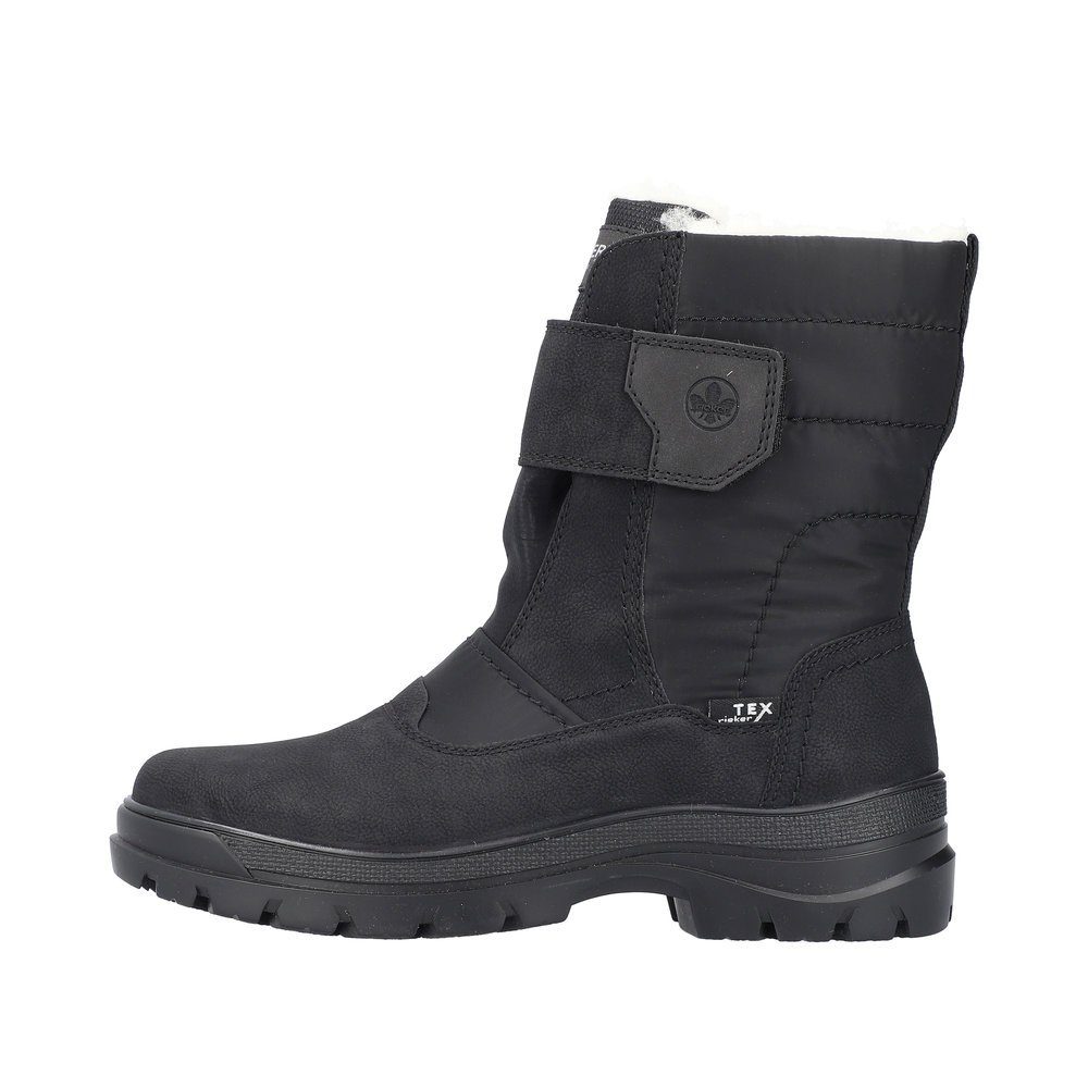Rieker Herren Rieker-Tex Klettstiefel F5484-00 schwarz Stiefelette