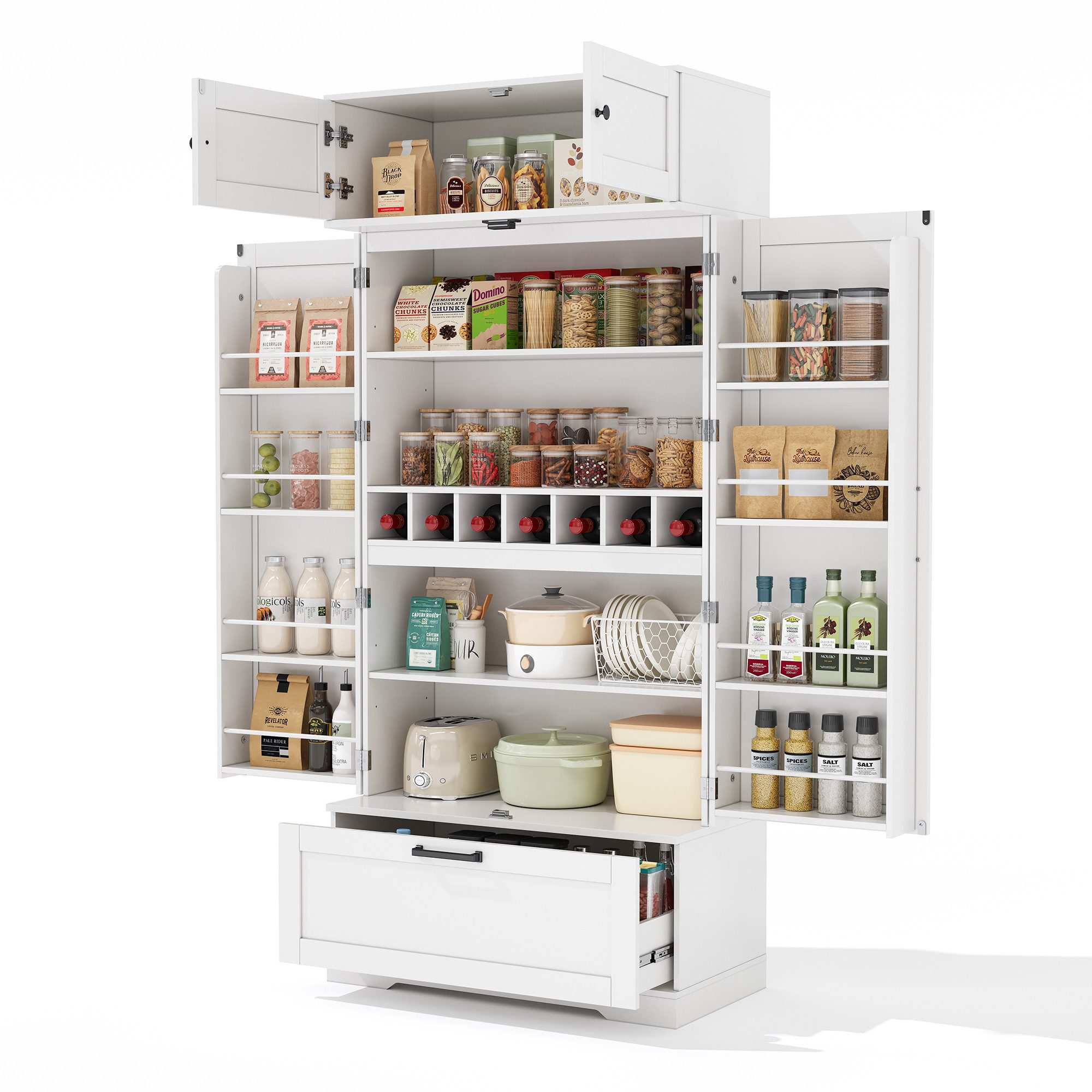 MODFU Sideboard Moderner Buffetschrank,mit Türen (Küchenaufbewahrungsschran günstig online kaufen