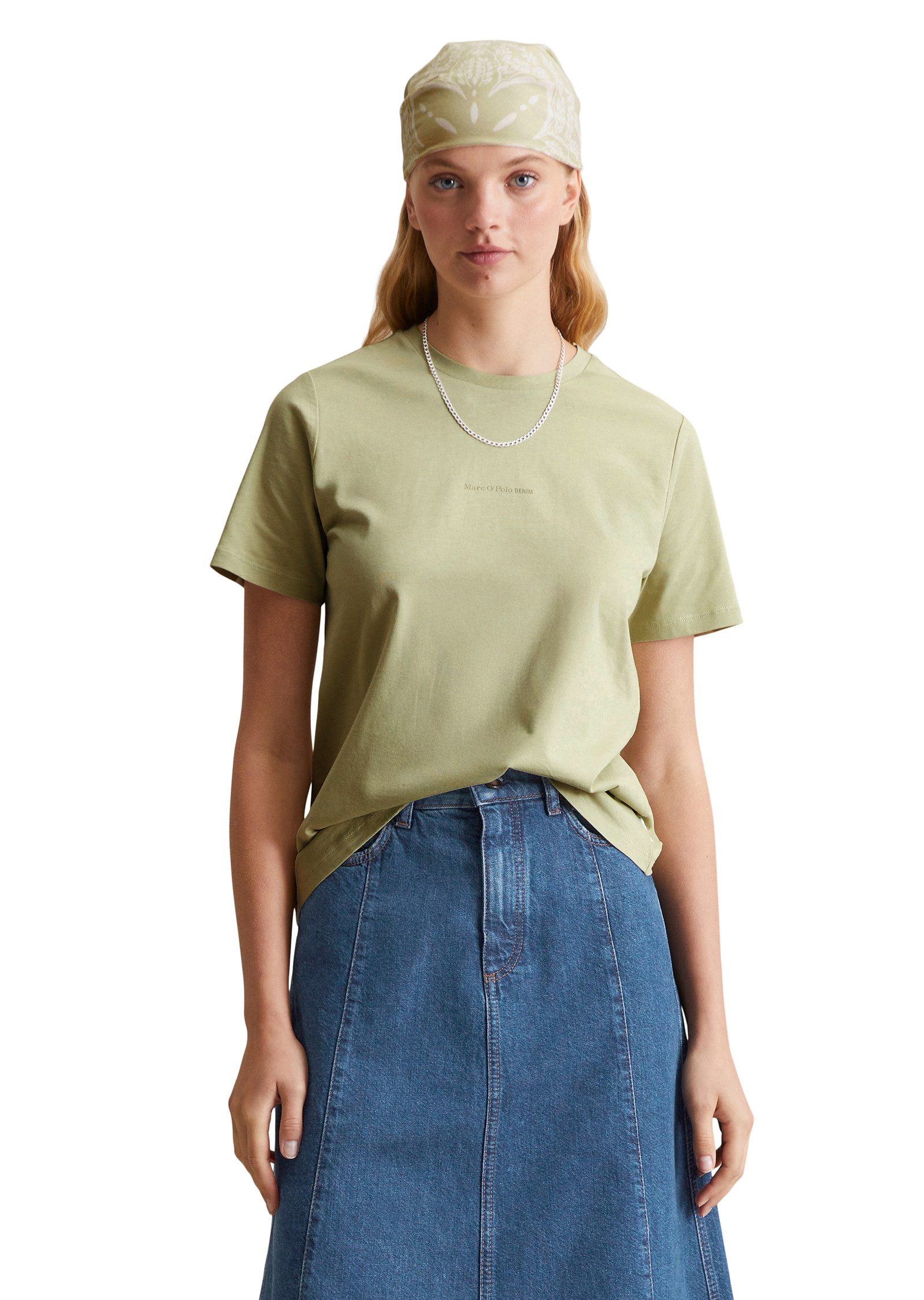 Marc O'Polo DENIM T-Shirt Basic, kleiner Markenprint, reugular fit günstig online kaufen