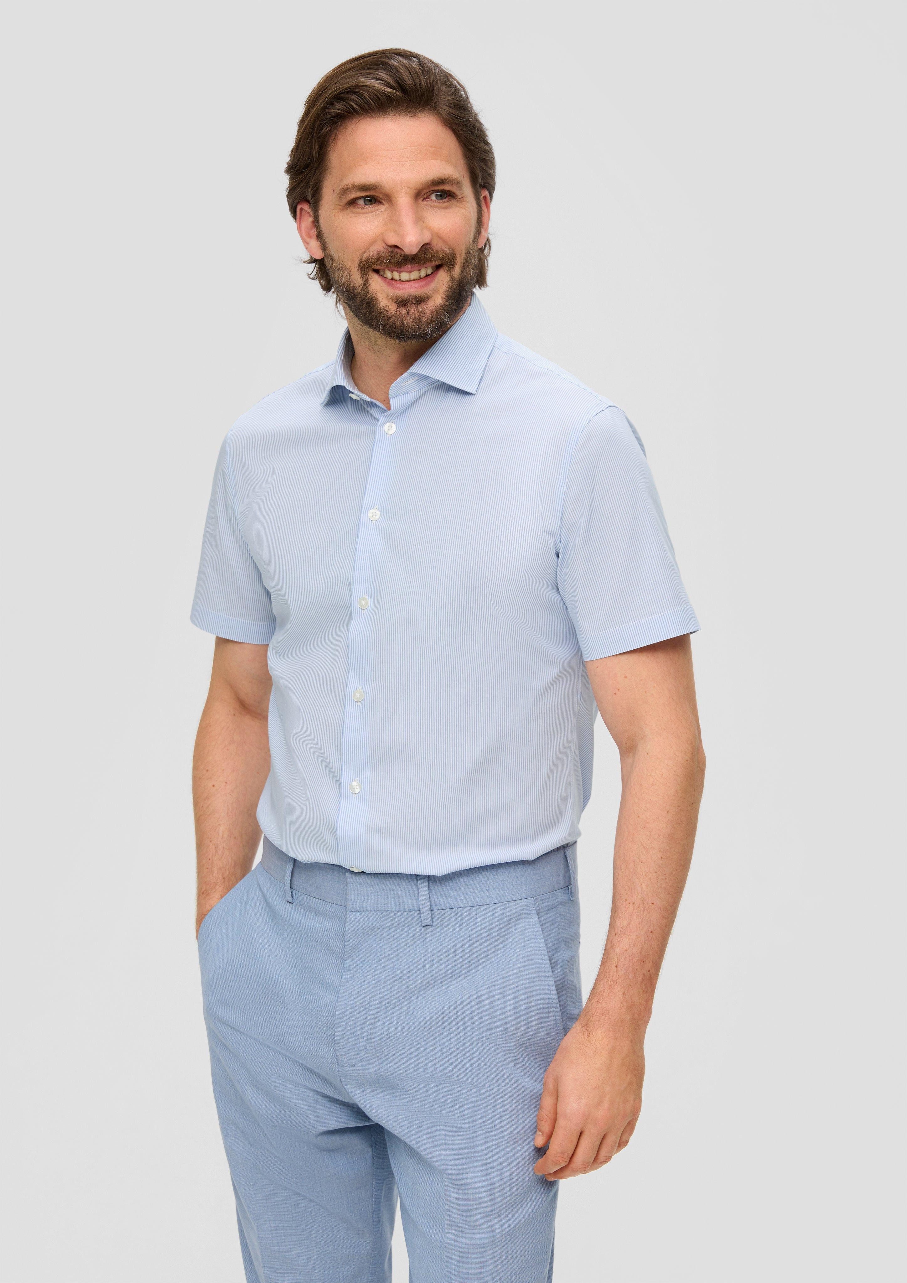 s.Oliver BLACK LABEL Kurzarmhemd Kurzarmhemd aus günstig online kaufen