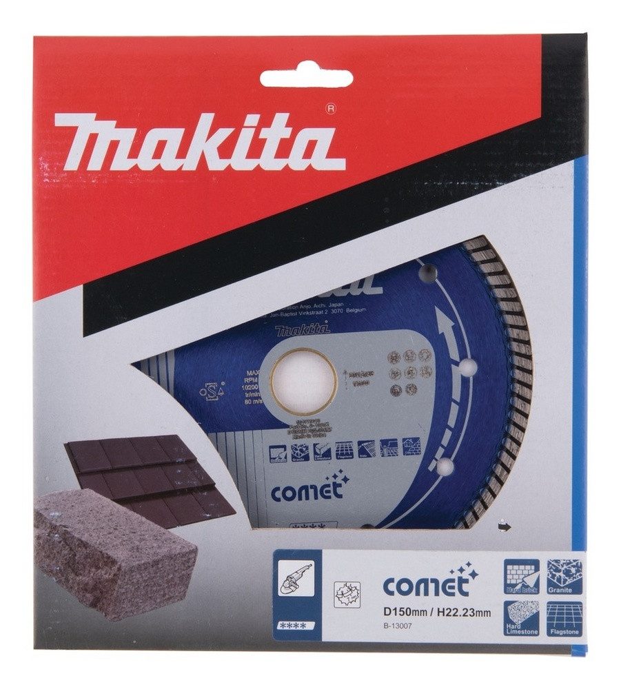 Makita Trennscheibe, Ø 150 mm, Diamanttrennscheibe 150 x 22,23 COMET