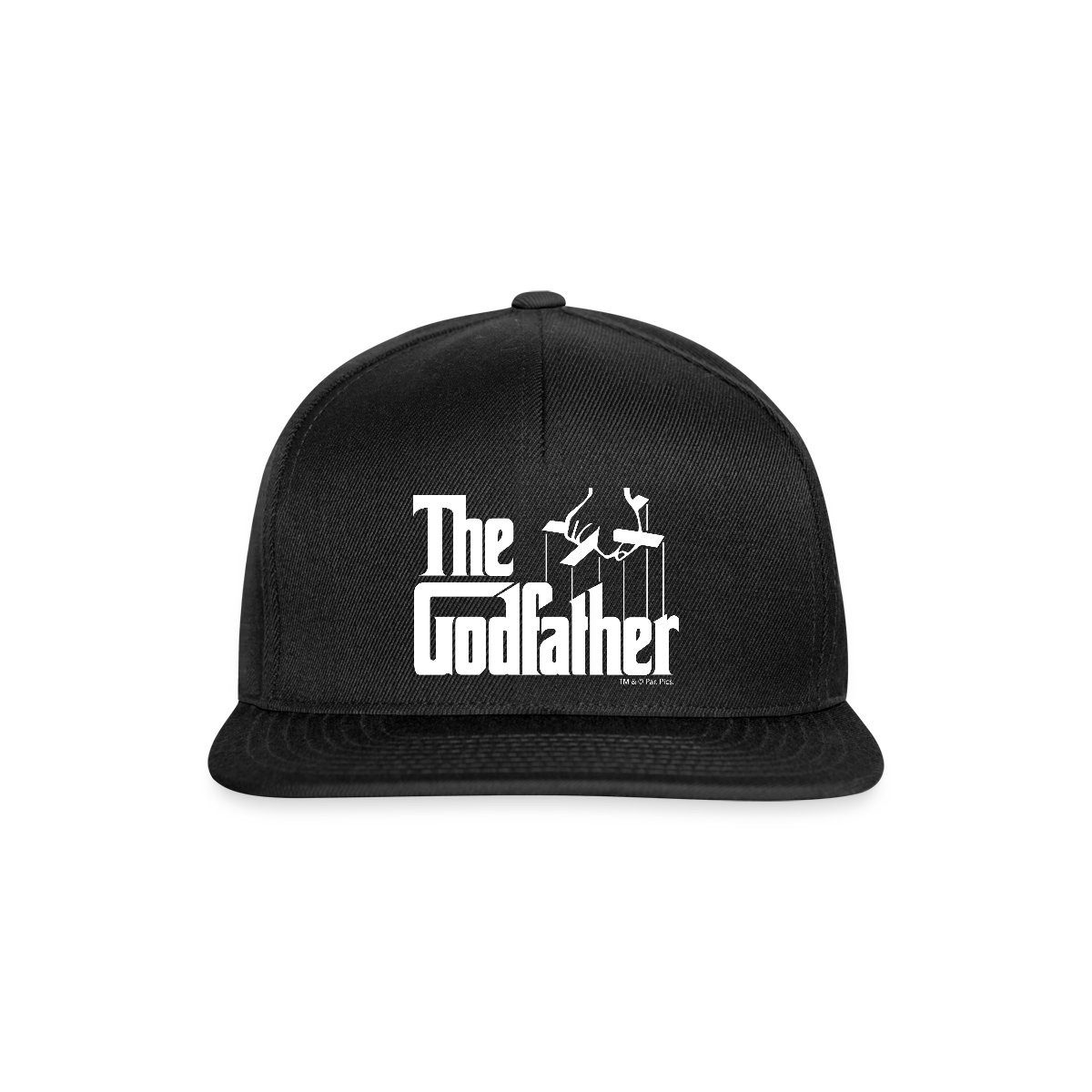 Spreadshirt Snapback Cap Der Pate The Godfather Logo Marionette Snapback Cap (1-St)