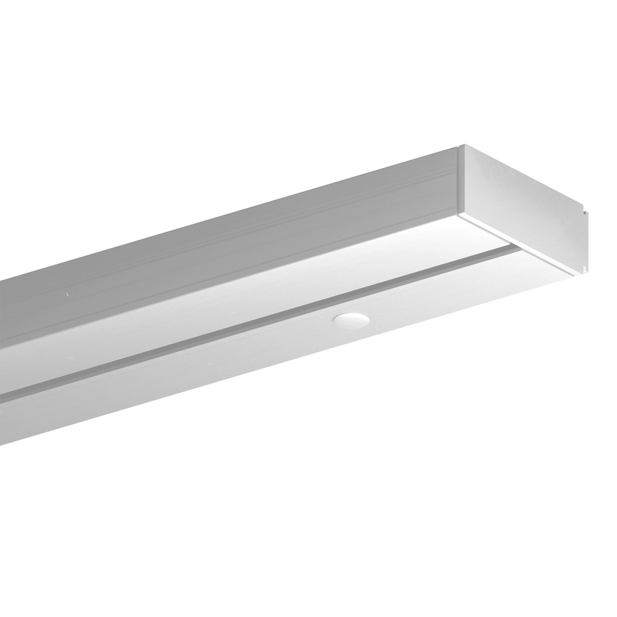 Bestlivings Gardinenschiene Komplettset montagefertig, 1-läufig, 360 cm (3x120 cm), mit Bohren, verschraubt, Kunststoff, flach, weiß, inkl. Befestigungsset, Made in EU