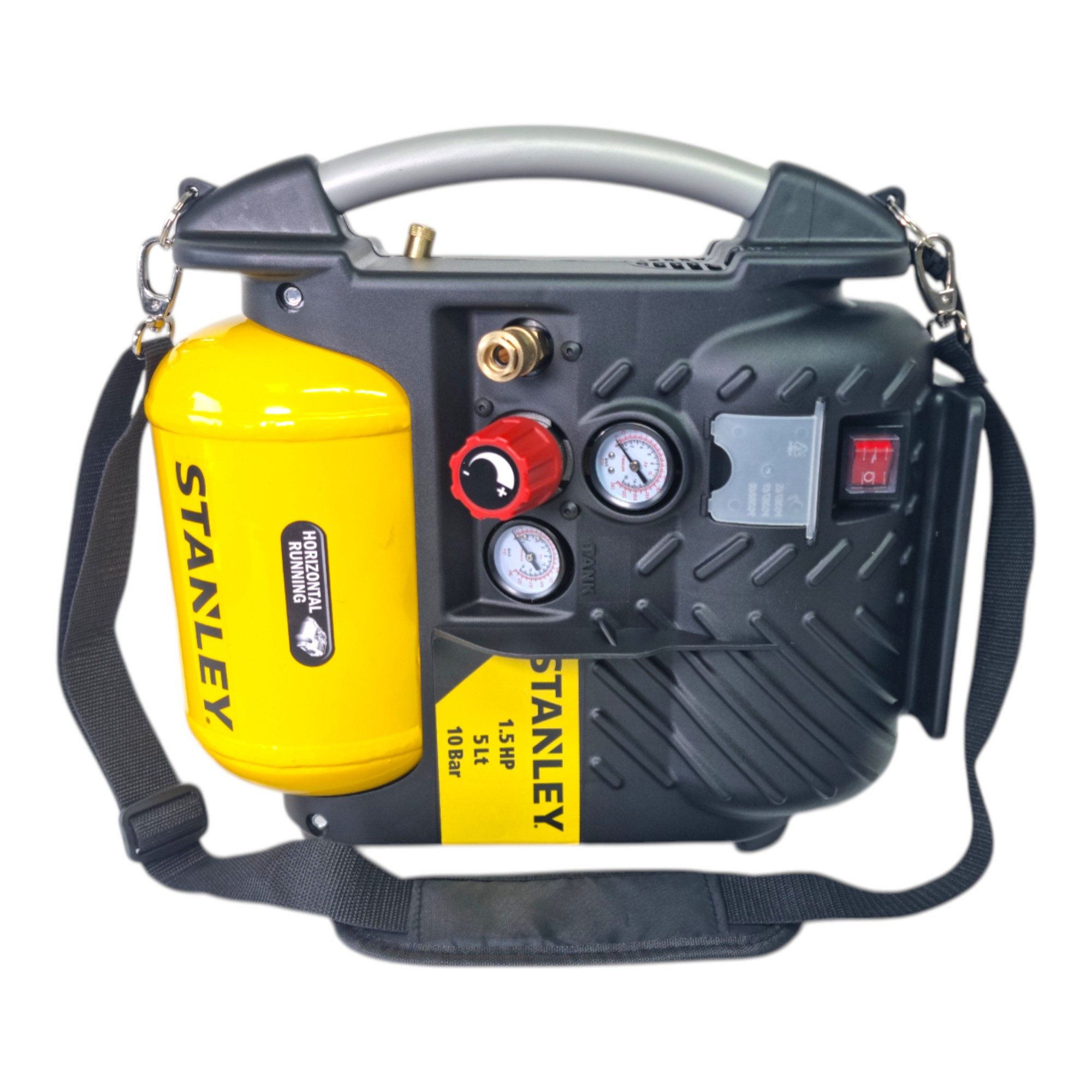 Thumbnail - STANLEY Kompressor Stanley DN 200/10/5 Airboss Kompressor 1100 Watt 10 bar 5 L Ölfrei