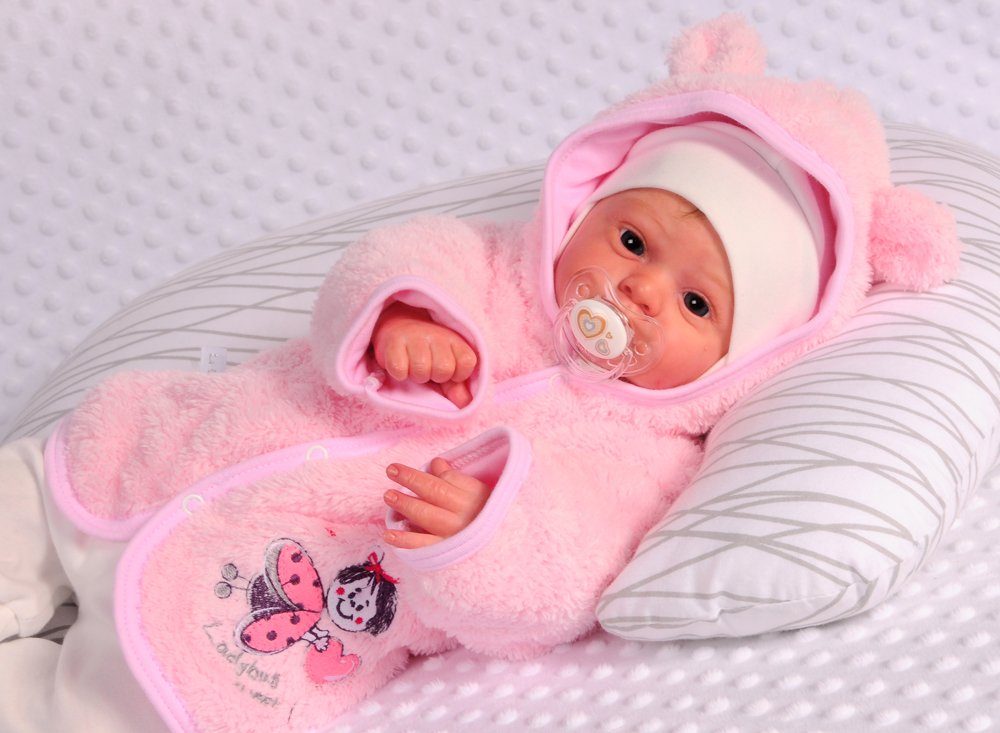La Bortini Fleecejacke Babyjacke Baby Jacke 50 56 62 68 74 Fleecejacke für Neugeborene | Übergangsjacken