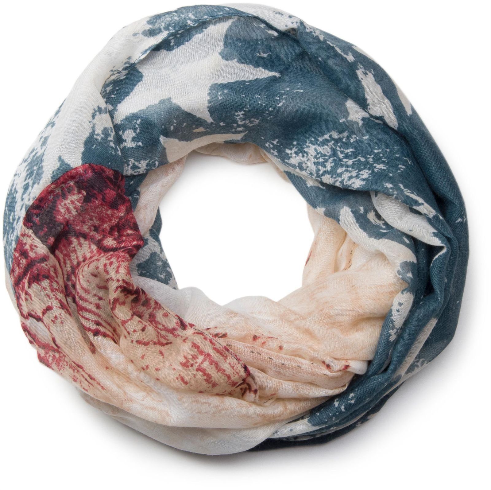 styleBREAKER Loop Loop mit Vintage Sterne Muster, (1-St) günstig online kaufen