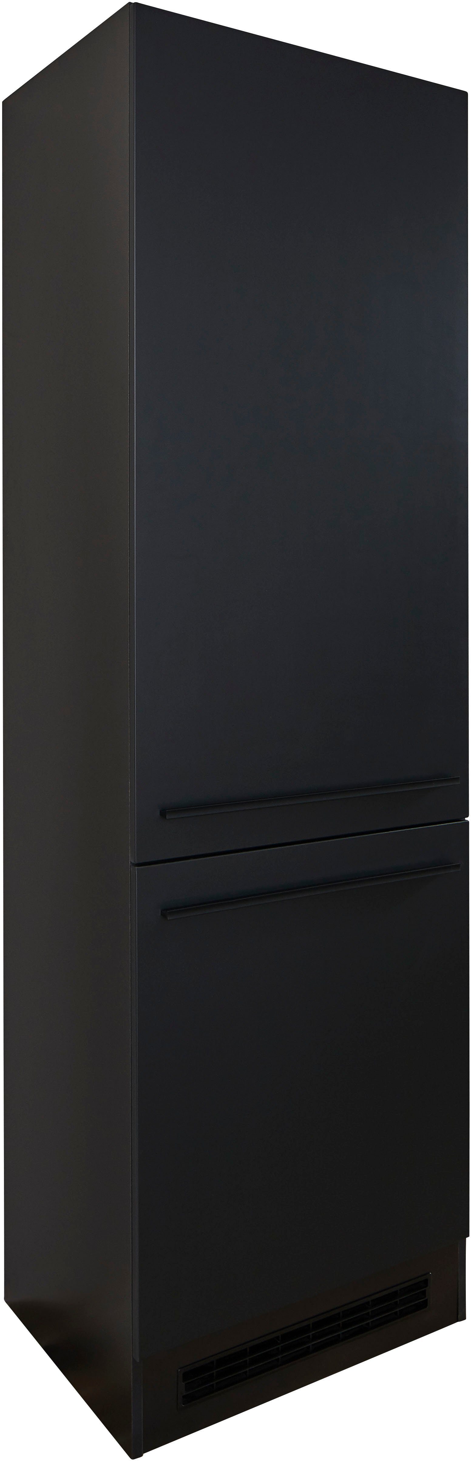 BASIC Breite | matt MDF E-Geräten mit schwarz schwarz/schwarz-lanzelot Küchenzeile 280 wahlweise cm, by Balculina Jazz, eiche