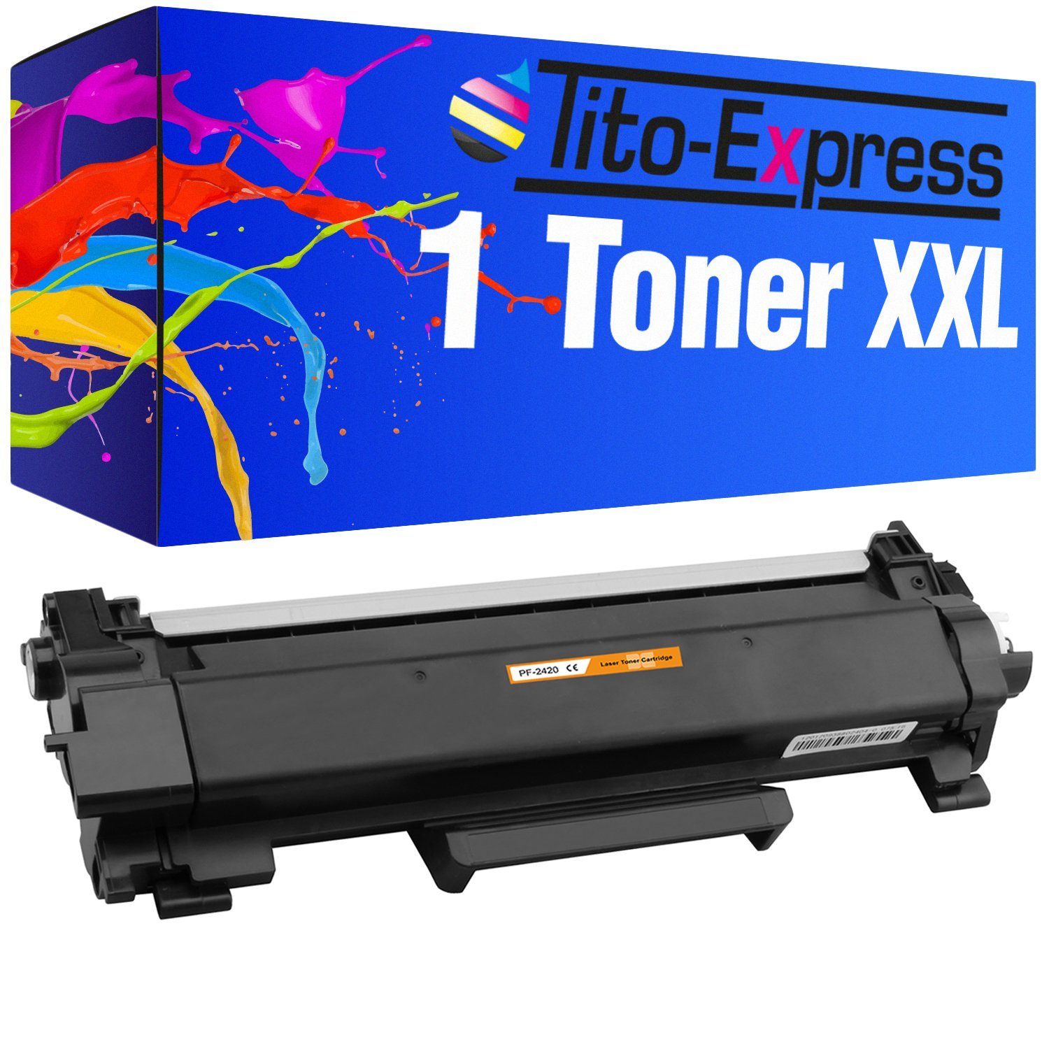 Tito-Express Tonerpatrone ersetzt Brother Toner TN-2420 TN2420, (1x Black), für MFC-L2710DW HL-L2350DW MFC-L2710DN HL-L2310D DCP-L2530DW