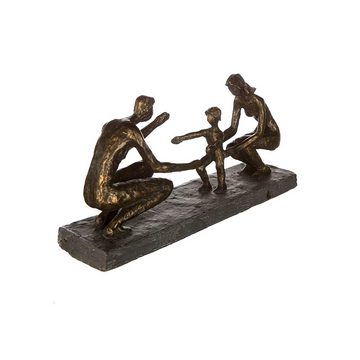 Brillibrum Dekofigur Skulptur Familie Figur Paar Herz Familienglück Kindheit Liebe