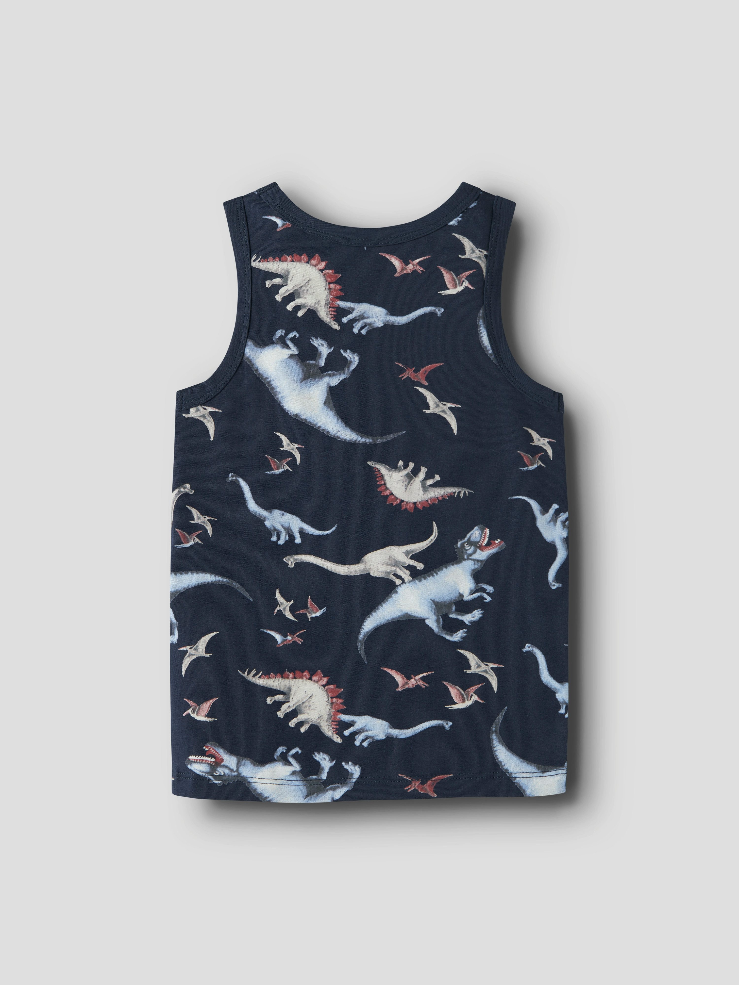 Name It Unterhemd NMMTANK TOP 2P NAVY DINO NOOS (Packung, 2-St) Baumwollmischung, uni und bedruckt im Set