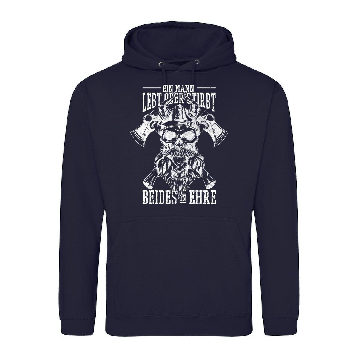 Kapuzenpullover "Beides In Ehre" Herren Hoodie Pullover