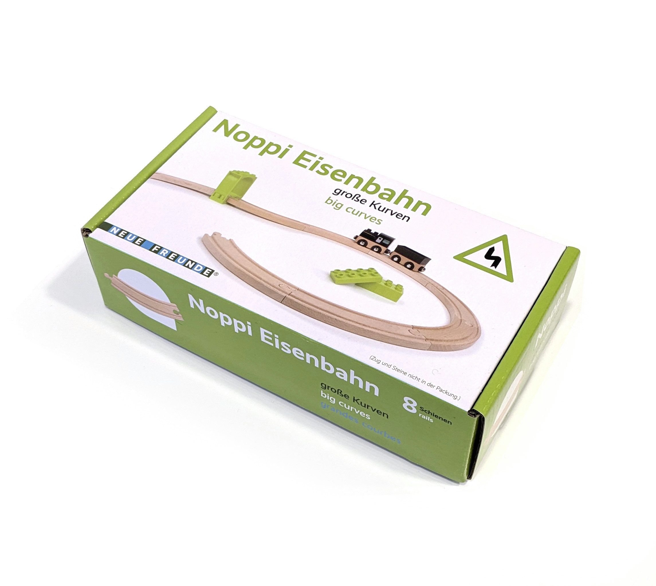 Neue Freunde Spielzeugeisenbahn-Schiene Noppi Eisenbahn, (große Kurvenschie günstig online kaufen