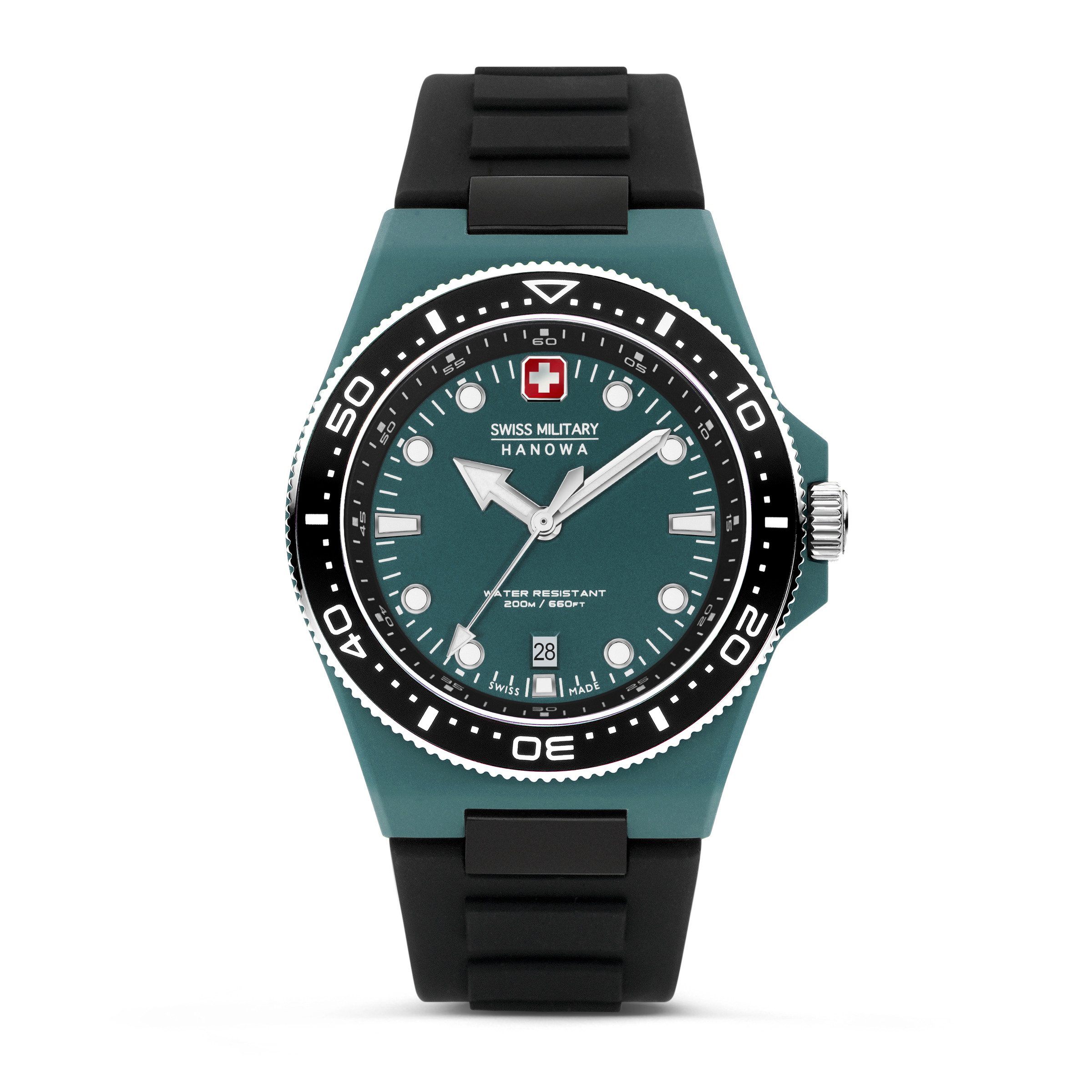 Swiss Military Hanowa Quarzuhr Quarzuhr Herrenuhr 45 Quarz Herren