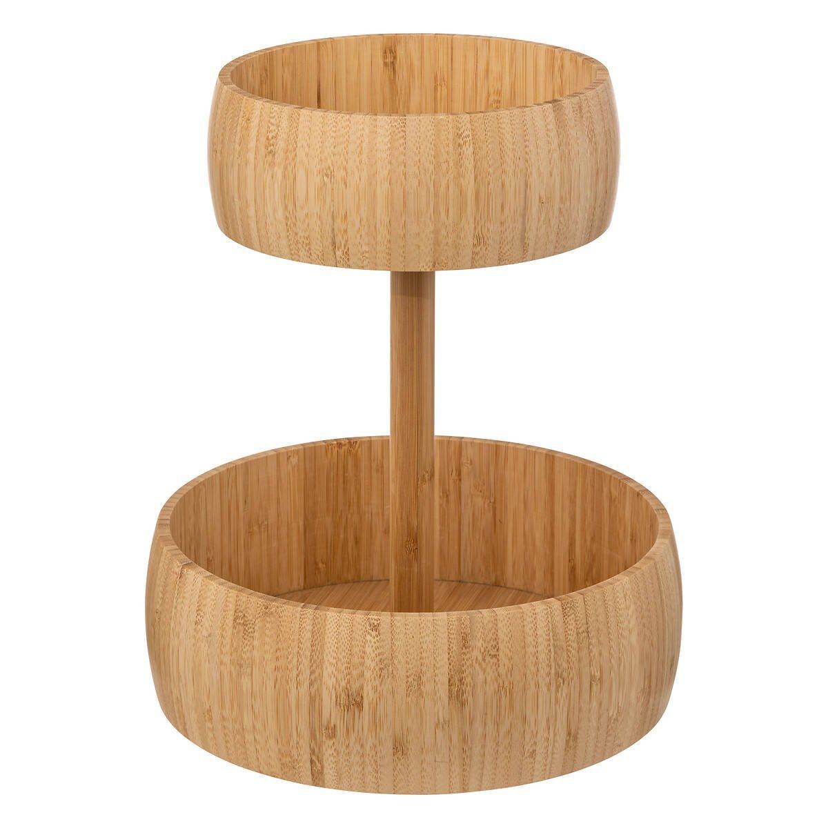 5five Simply Smart Obstschale Etagere für Obst, Bambus, 2 Ebenen, Ø 29 cm, (einzeln)