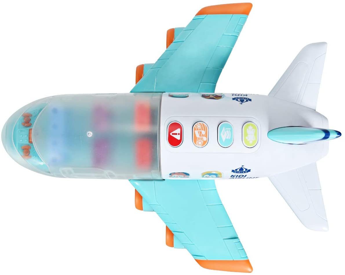 2X Zurückziehen Flugzeug Kleine Kinder Flugzeug  Geformt Spielzeug Flugzeug 
