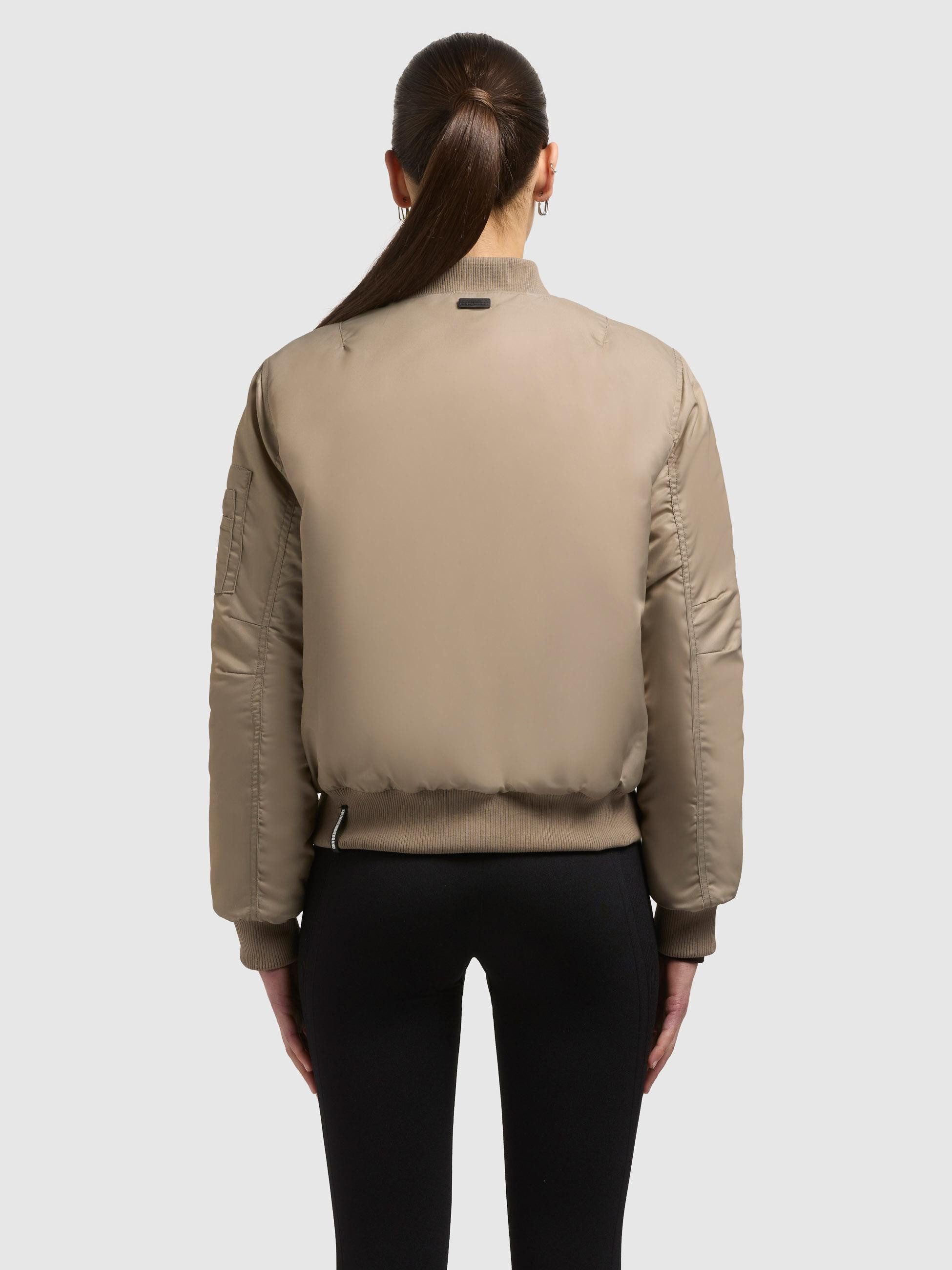 khujo Bomberjacke Kasia Modische kurze Damen Winterjacke