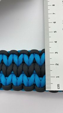 Wandtattoodesign Hunde-Halsband Hundehalsband aus Paracord, geflochten, Handarbeit geknotet, Nylon, verschiedene Größen