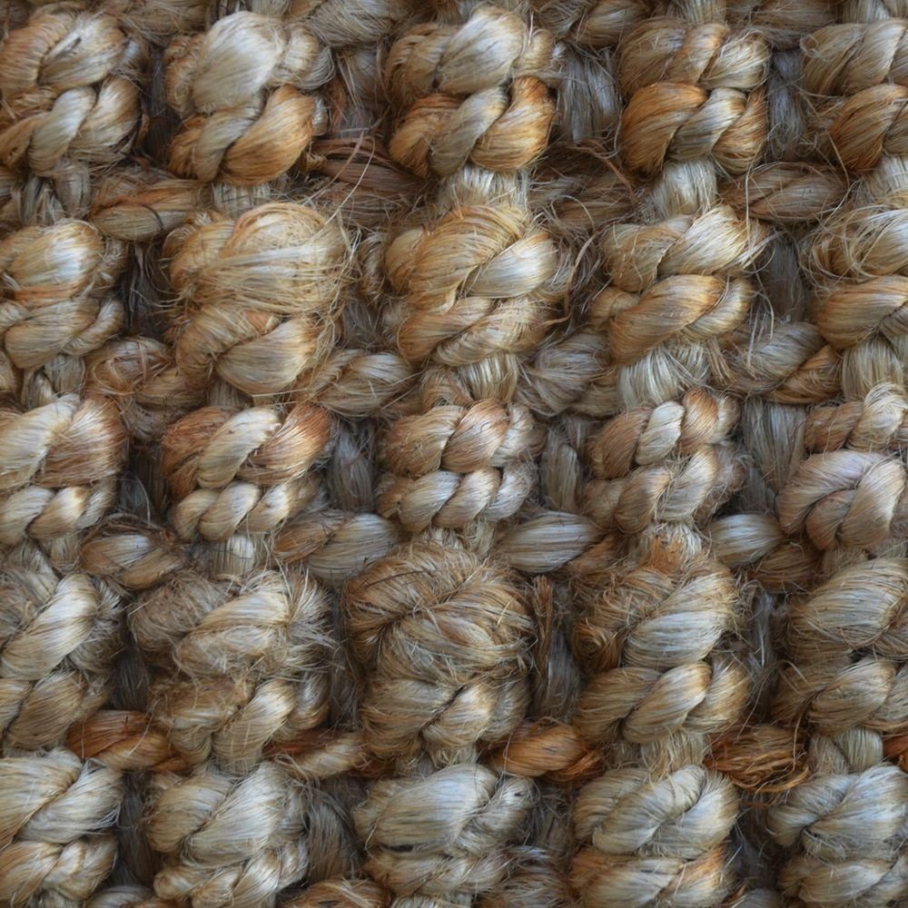 Kubus Teppich Jute Matici, rechteckig, 100 % Jute