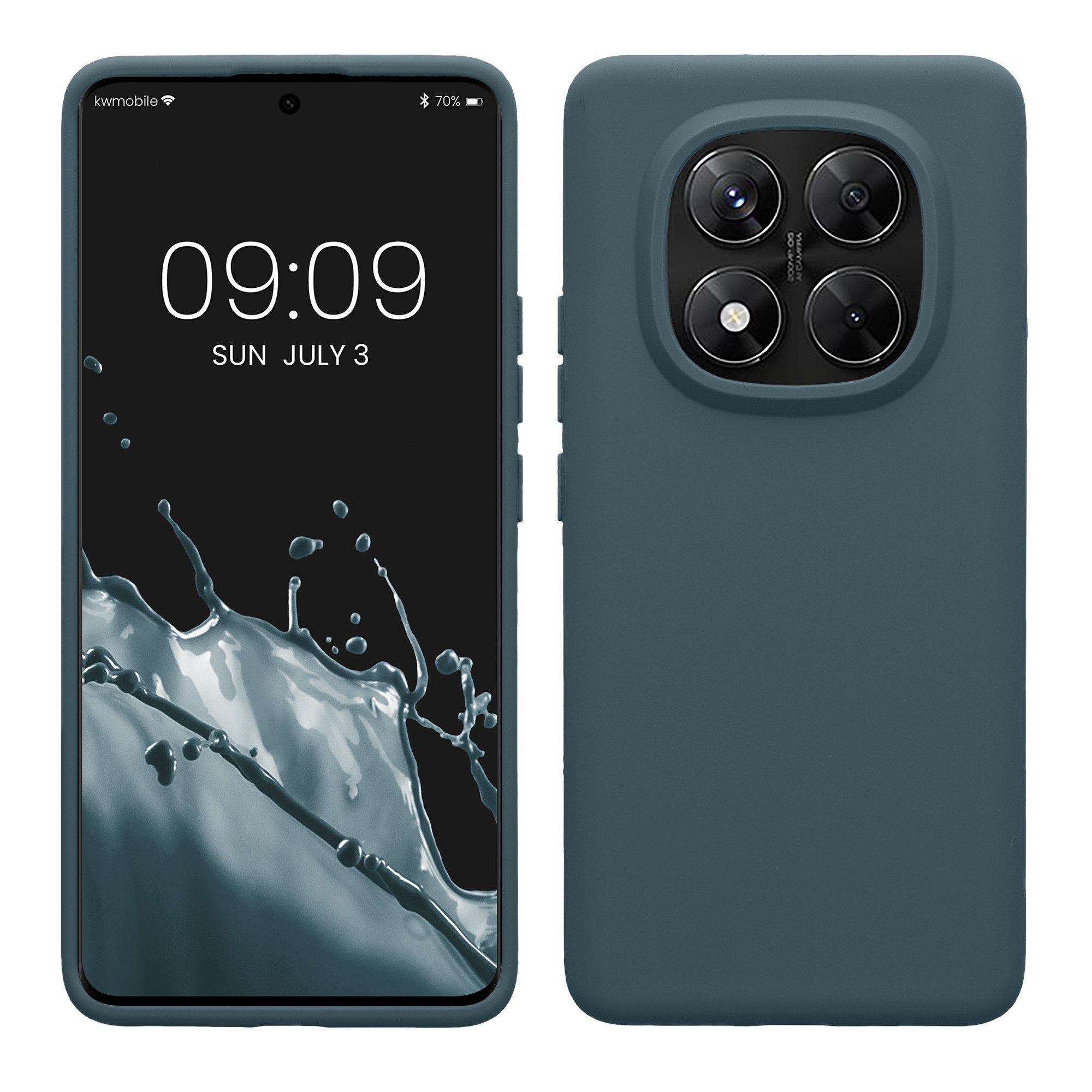 kwmobile Handyhülle Handyhülle für Xiaomi Redmi Note 14 Pro 5G / Redmi Note 14 Pro+ 5G, Weiches Handy Silikon Case - Schutzhülle Cover